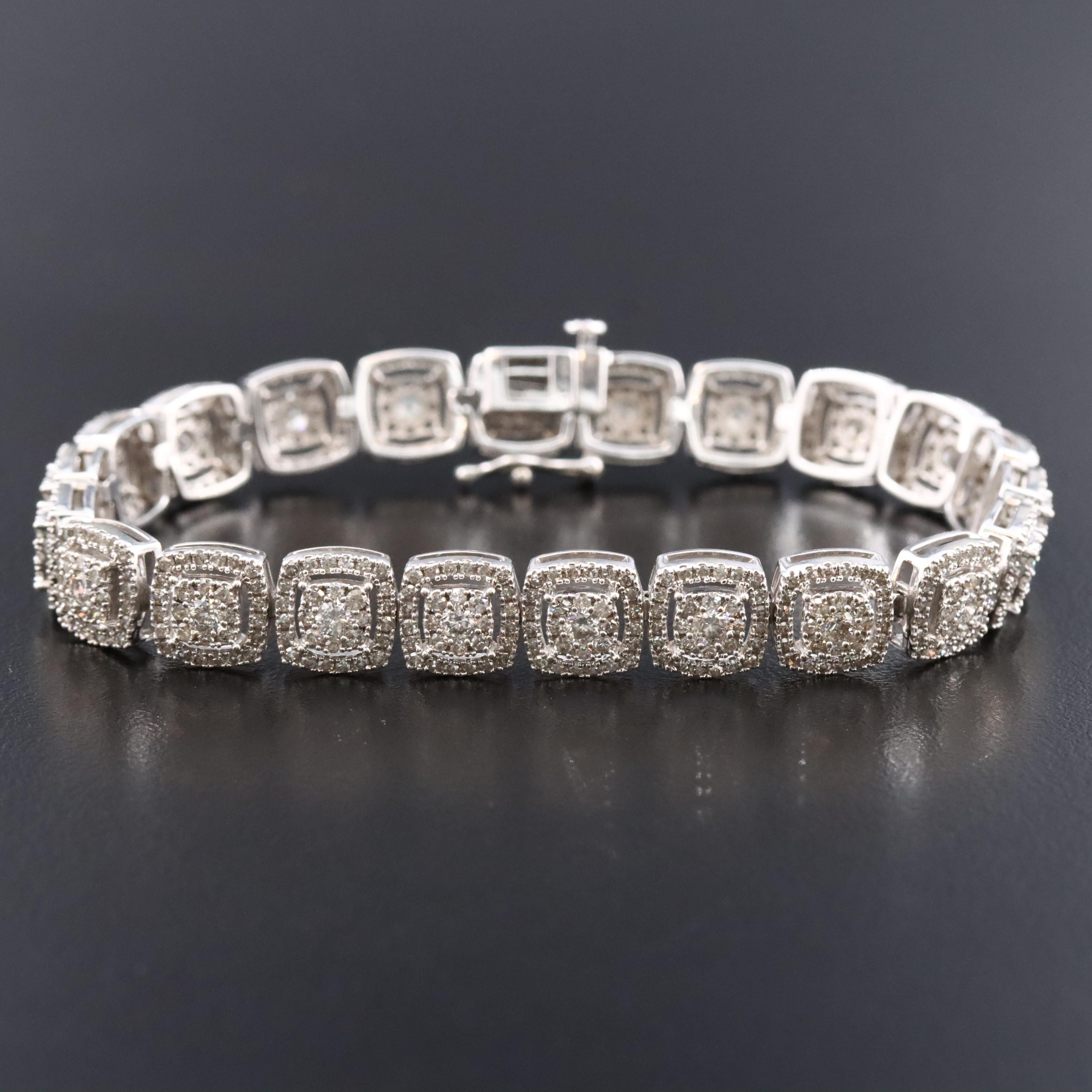 10K 4.96 CTW Diamond Bracelet