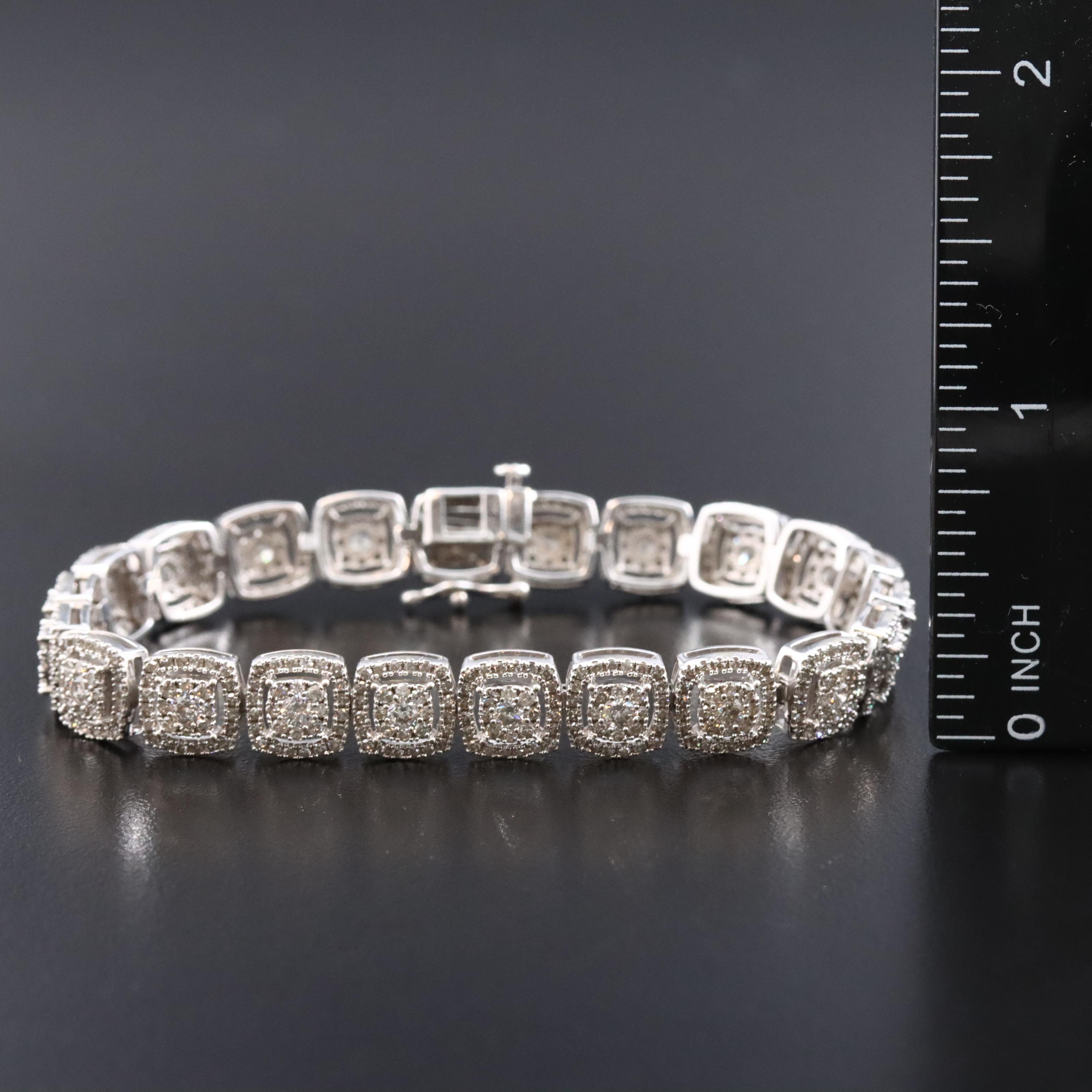 10K 4.96 CTW Diamond Bracelet
