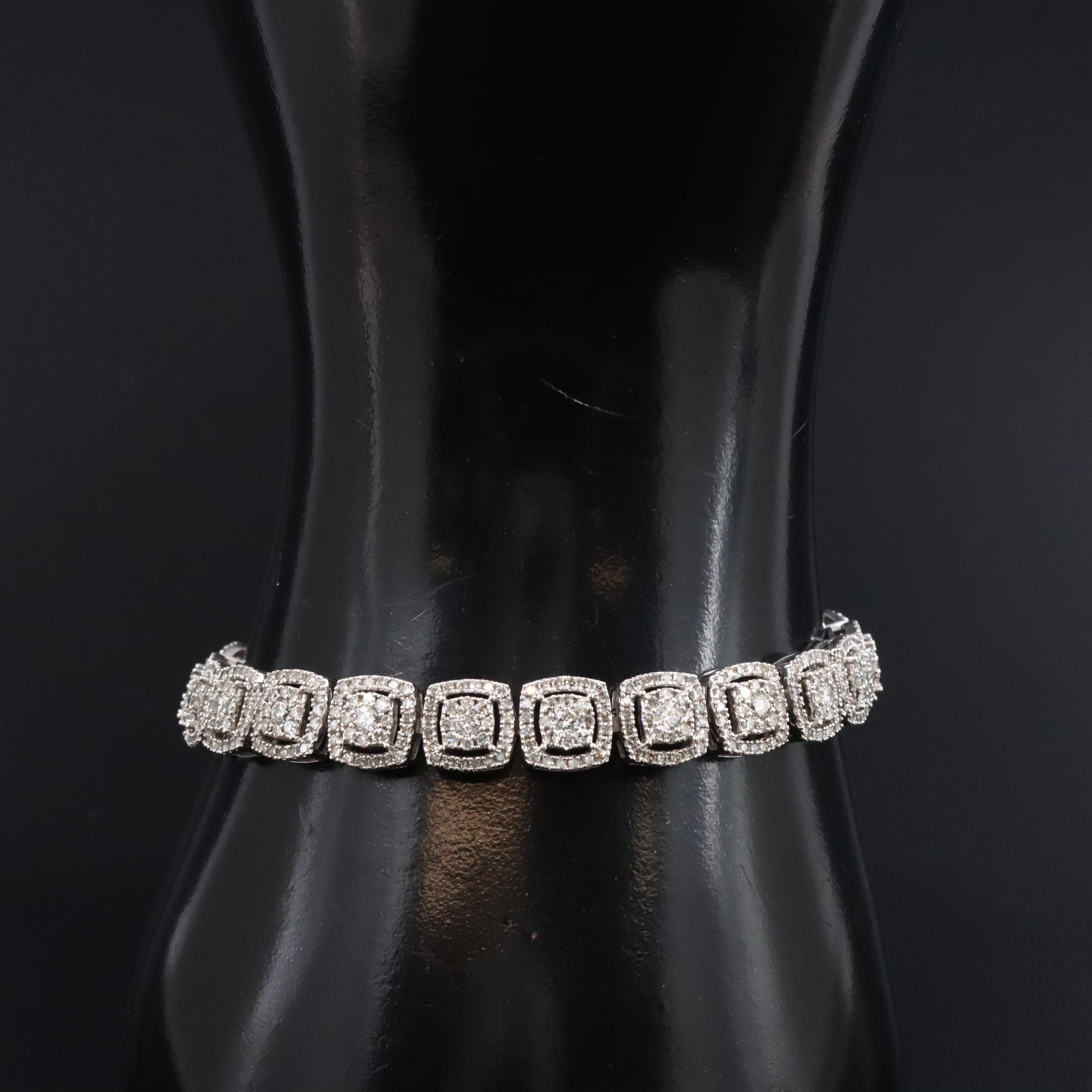 10K 4.96 CTW Diamond Bracelet