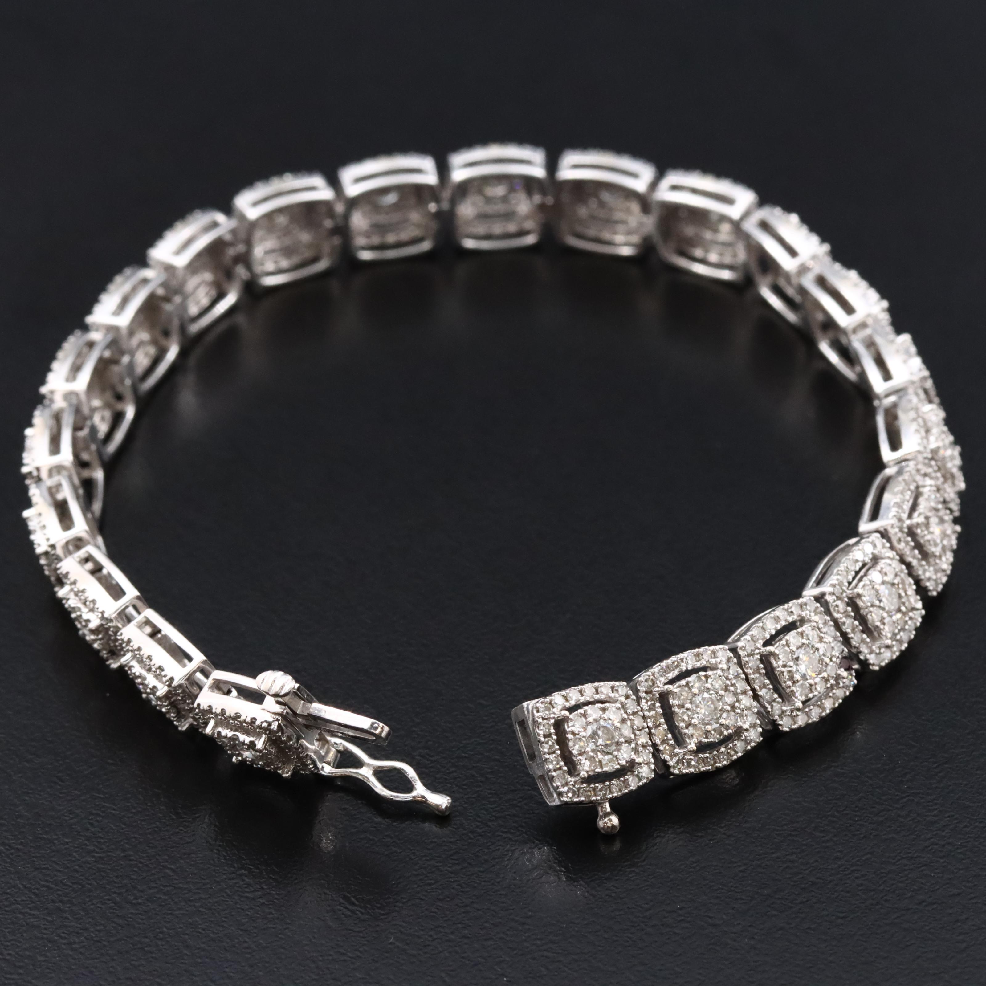 10K 4.96 CTW Diamond Bracelet