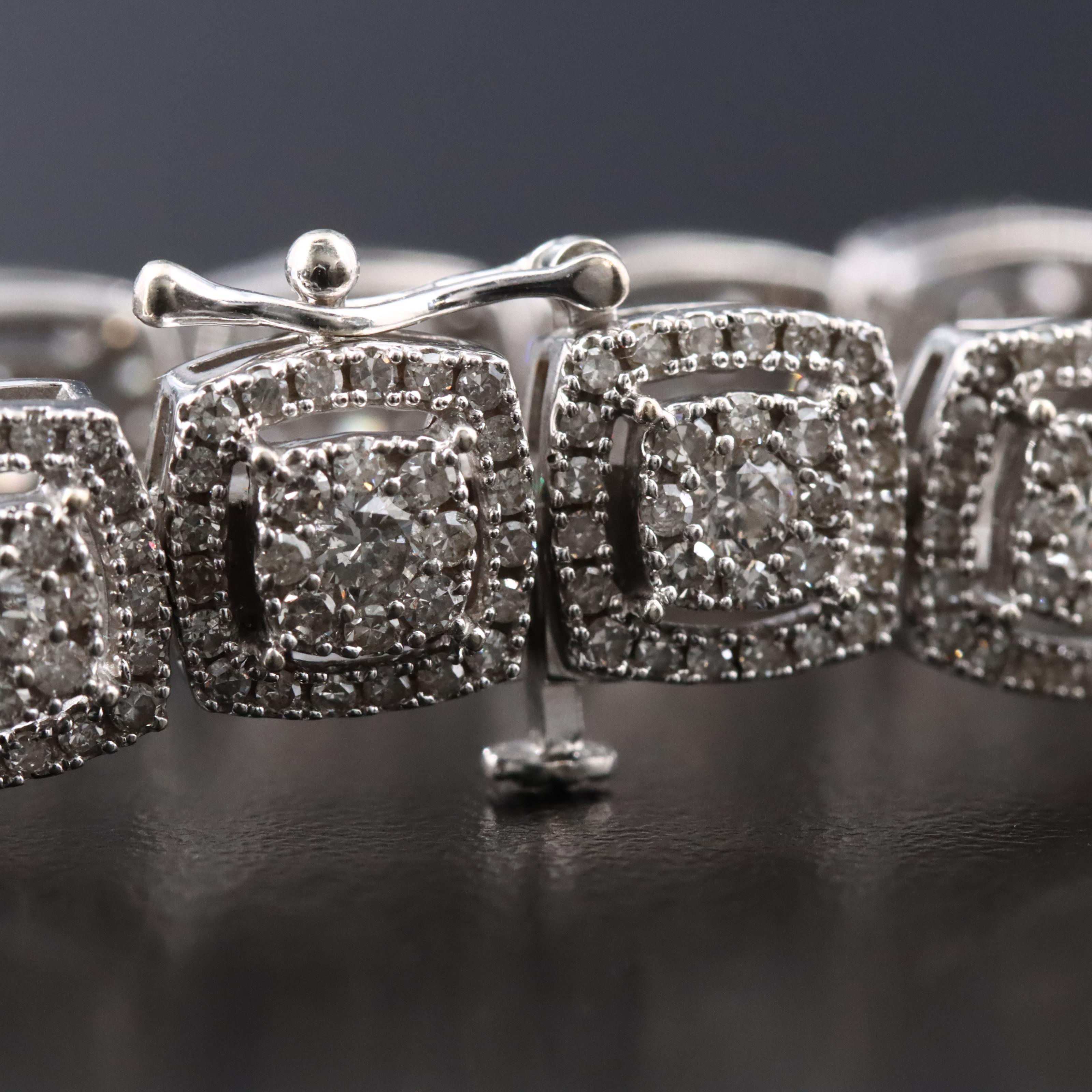 10K 4.96 CTW Diamond Bracelet