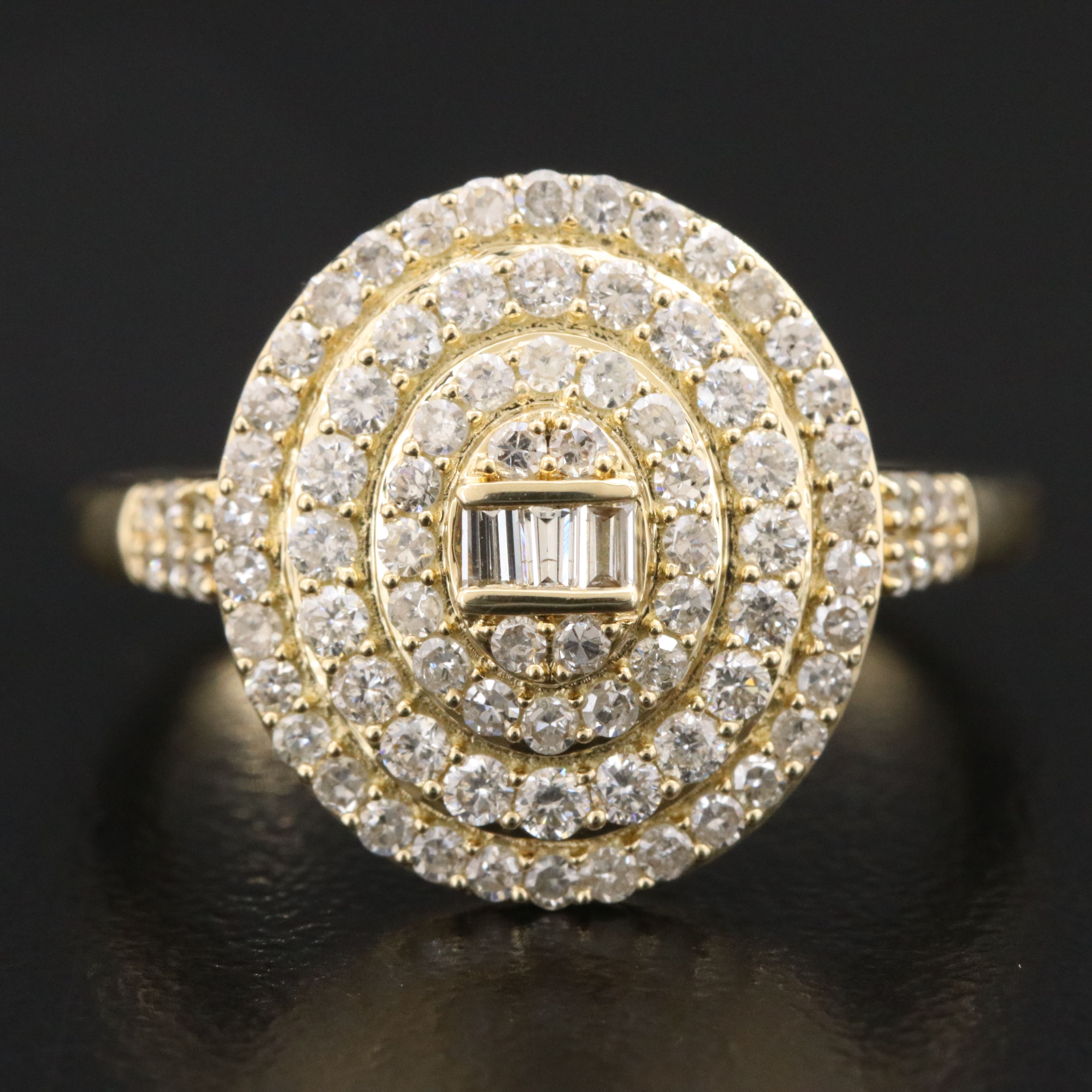 14K 0.74 CTW Diamond Ring