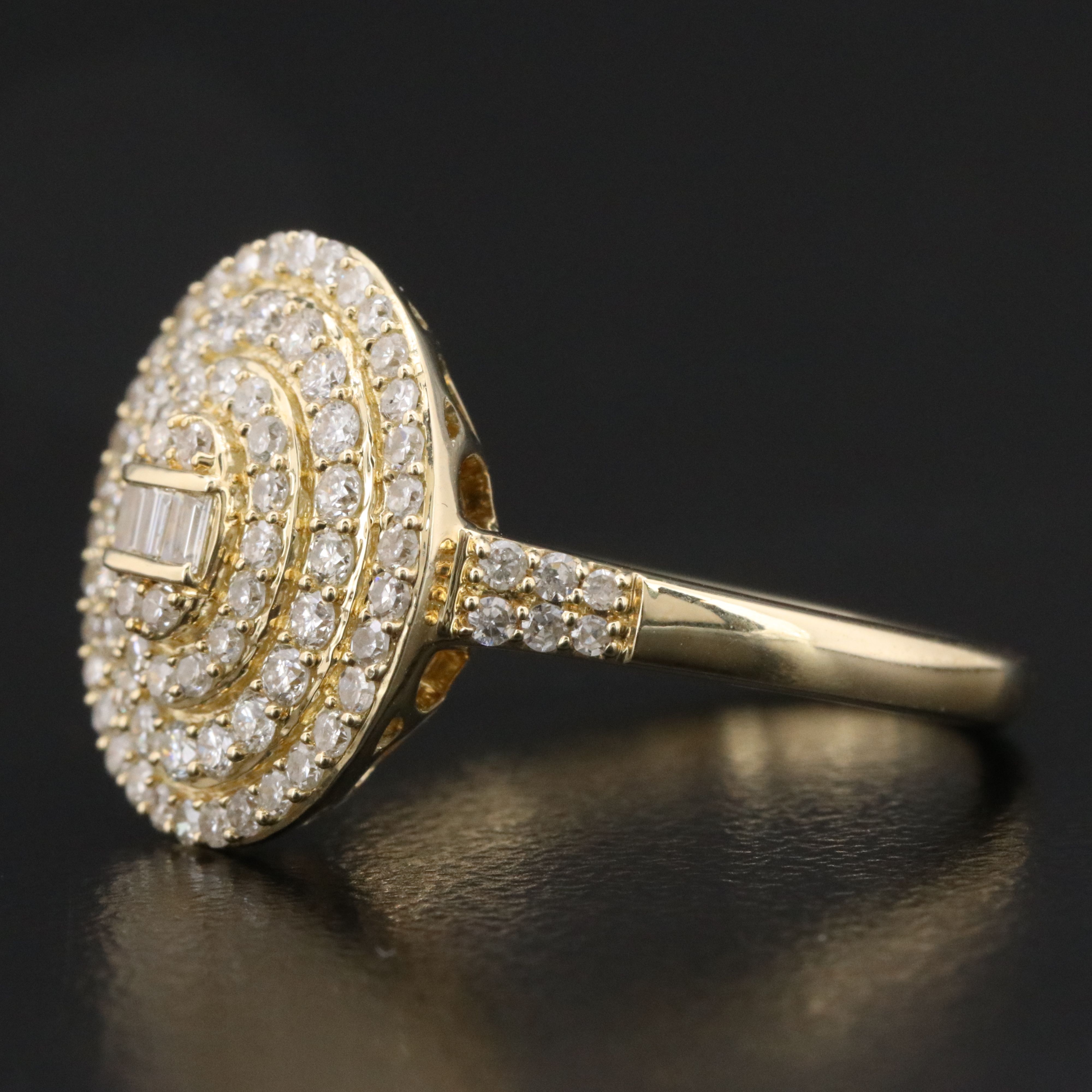 14K 0.74 CTW Diamond Ring