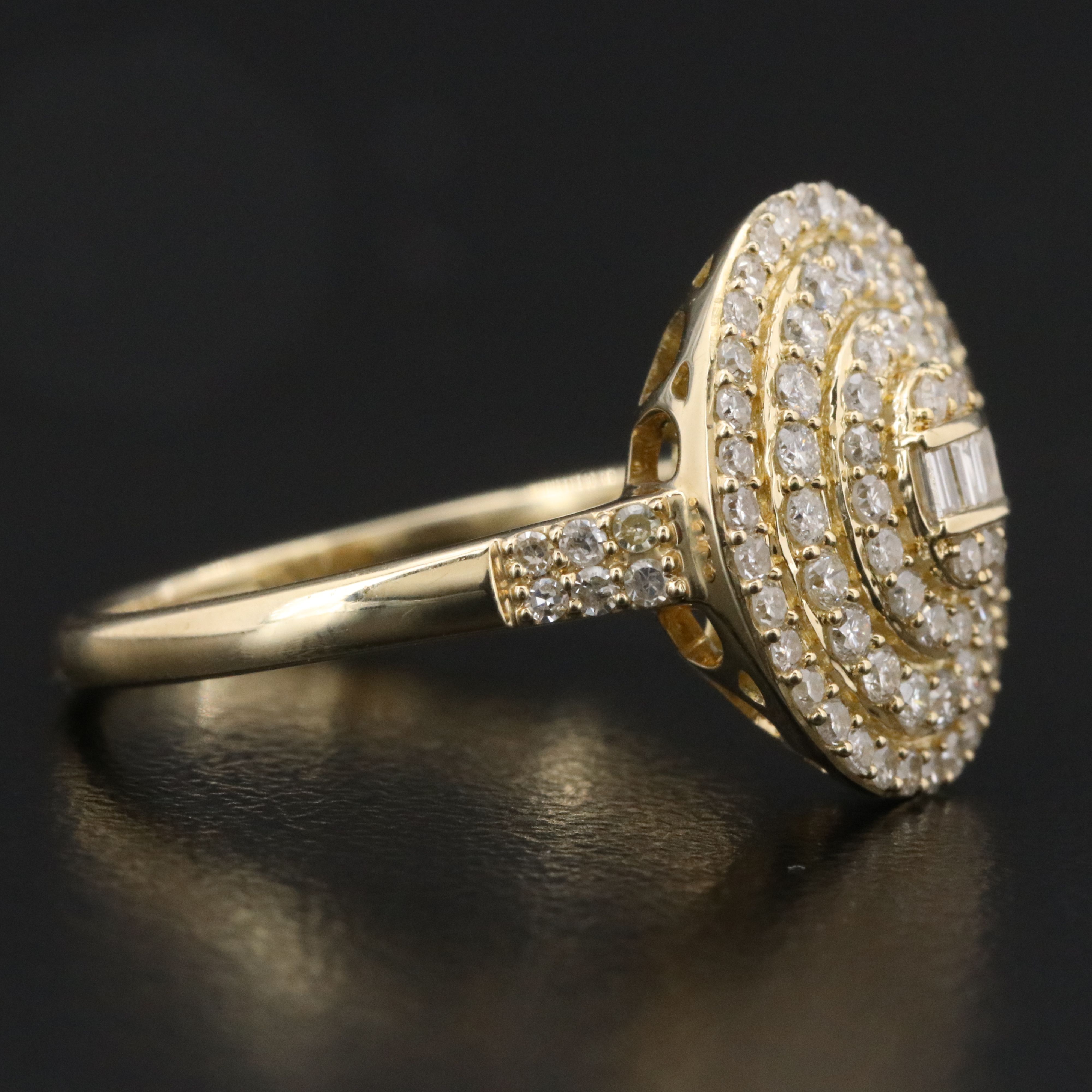 14K 0.74 CTW Diamond Ring