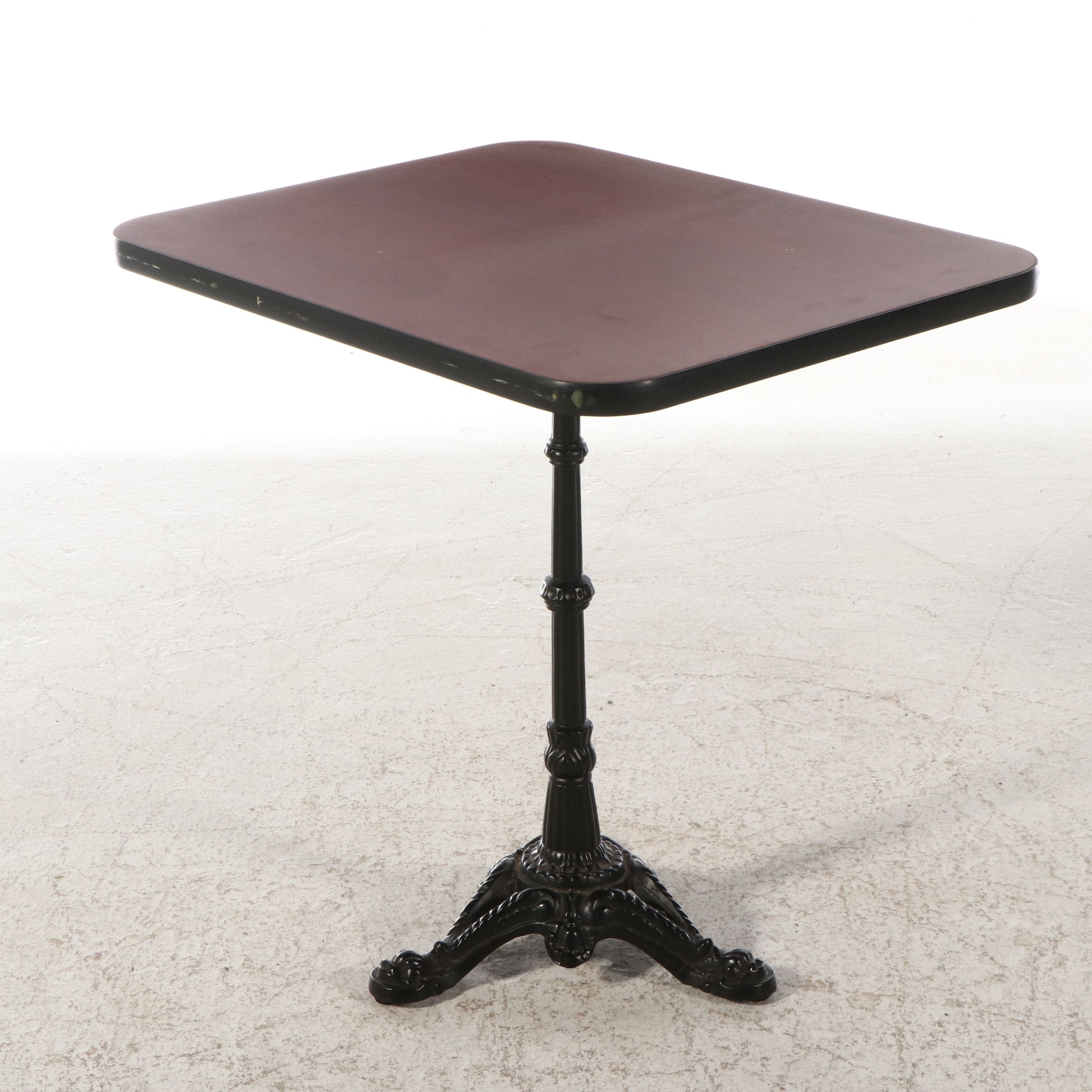 Three Piece Art Nouveau Style Dining Set with M. Dietz & Son Chairs