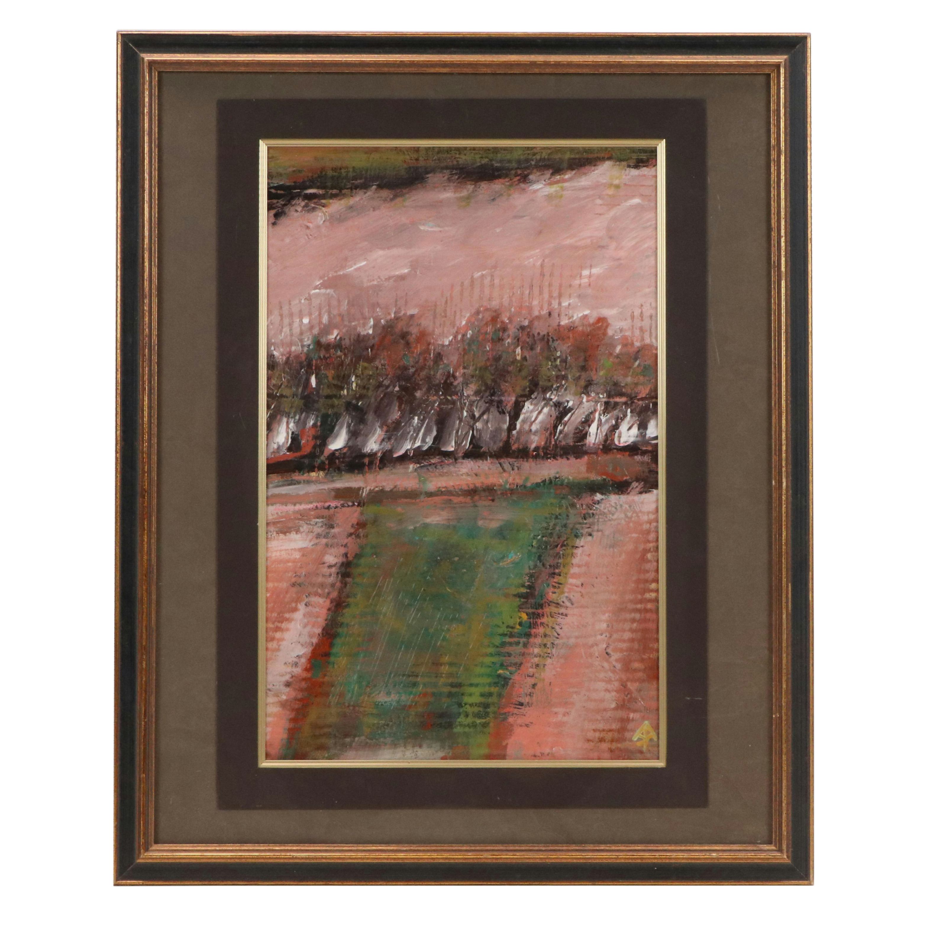 James Andrews Abstract Landscape Oil Painting