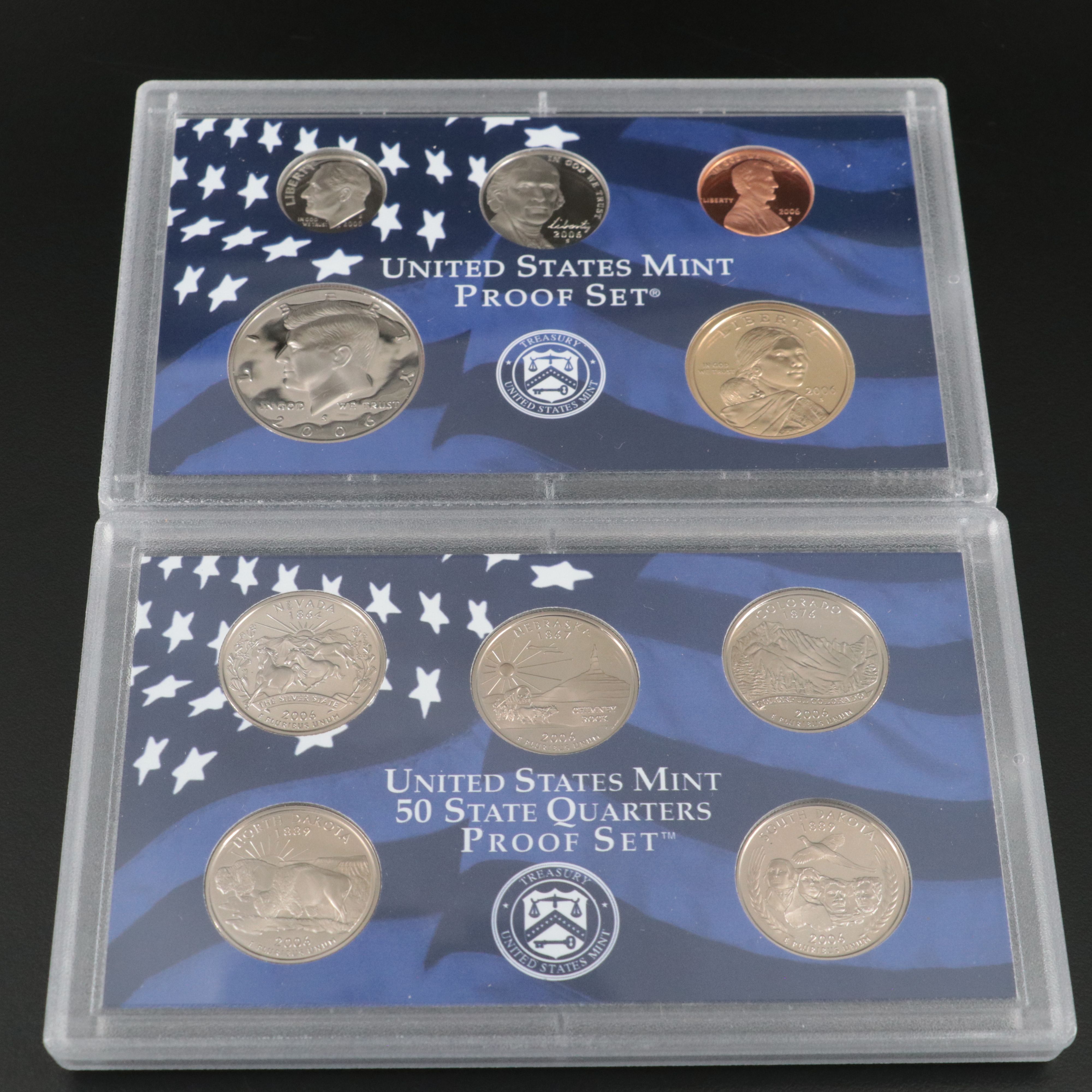 Eleven Different Modern Proof Sets,1999-2011 Missing Only 2001 and 2007