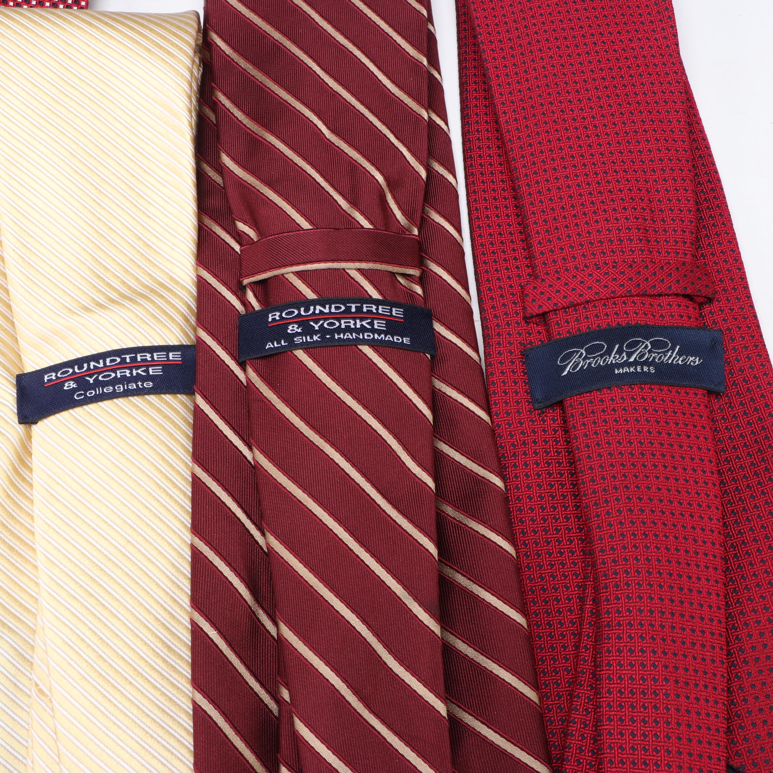 Tommy Hilfiger, Brooks Brothers, Land's End, and More Patterned Silk Neckties