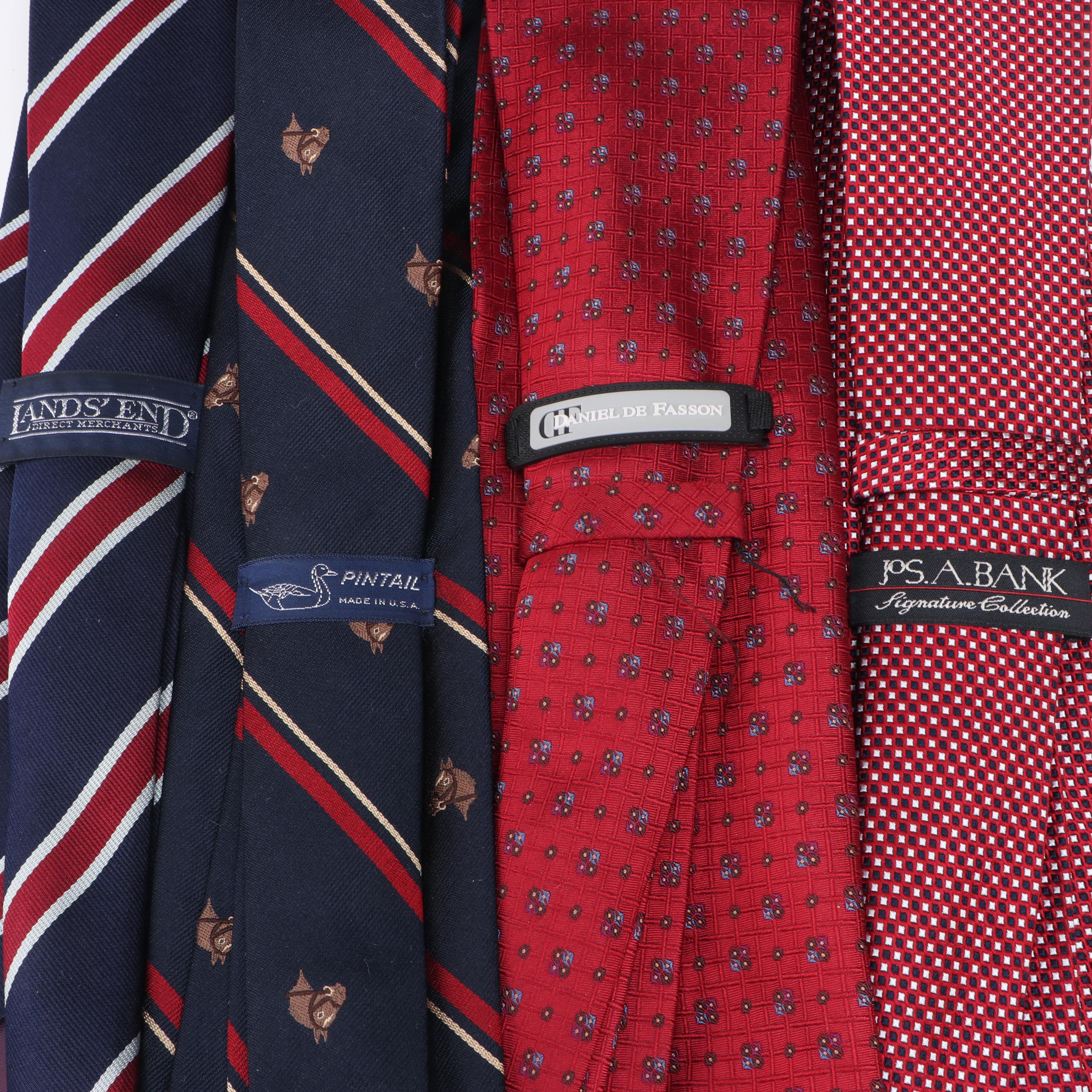 Tommy Hilfiger, Brooks Brothers, Land's End, and More Patterned Silk Neckties