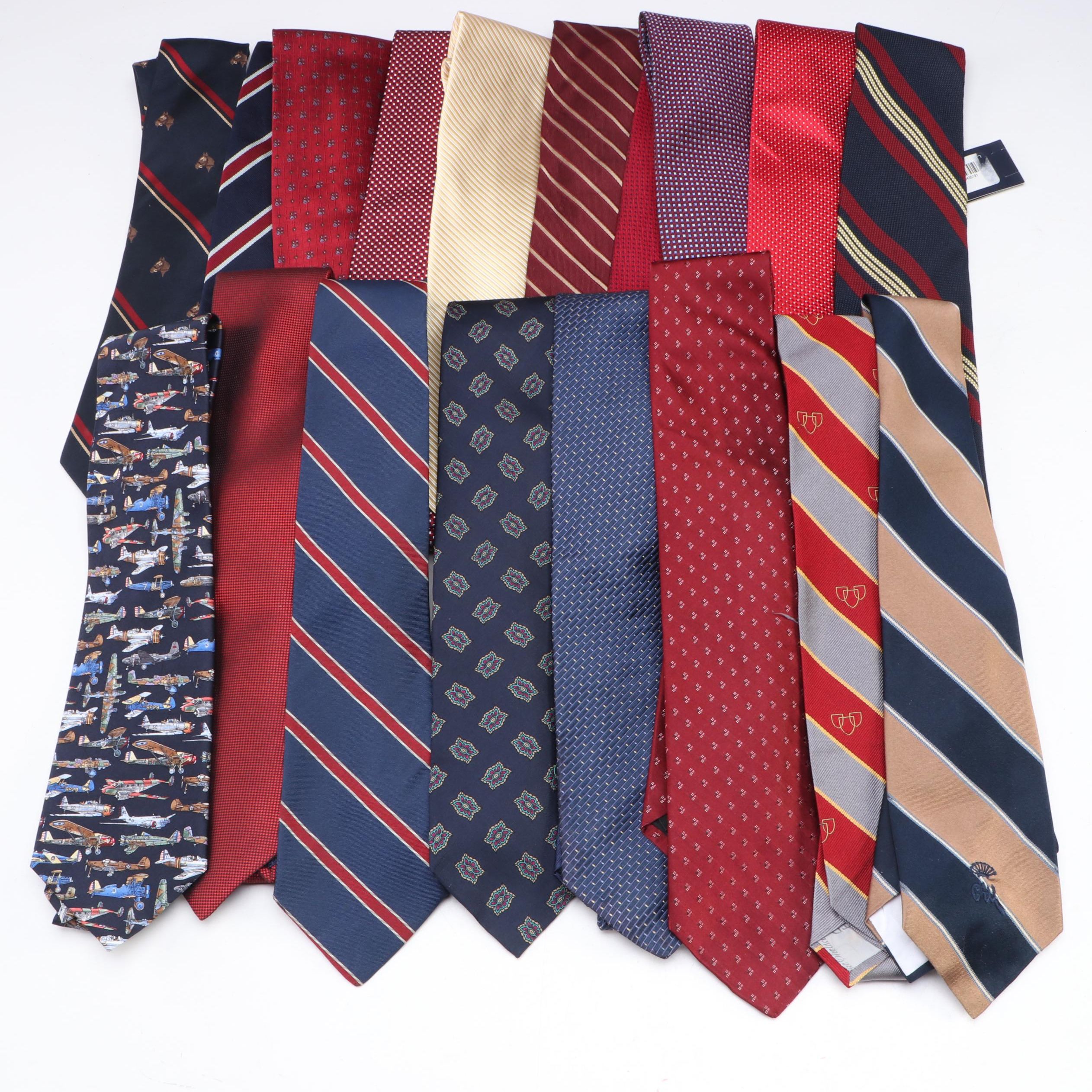 Tommy Hilfiger, Brooks Brothers, Land's End, and More Patterned Silk Neckties