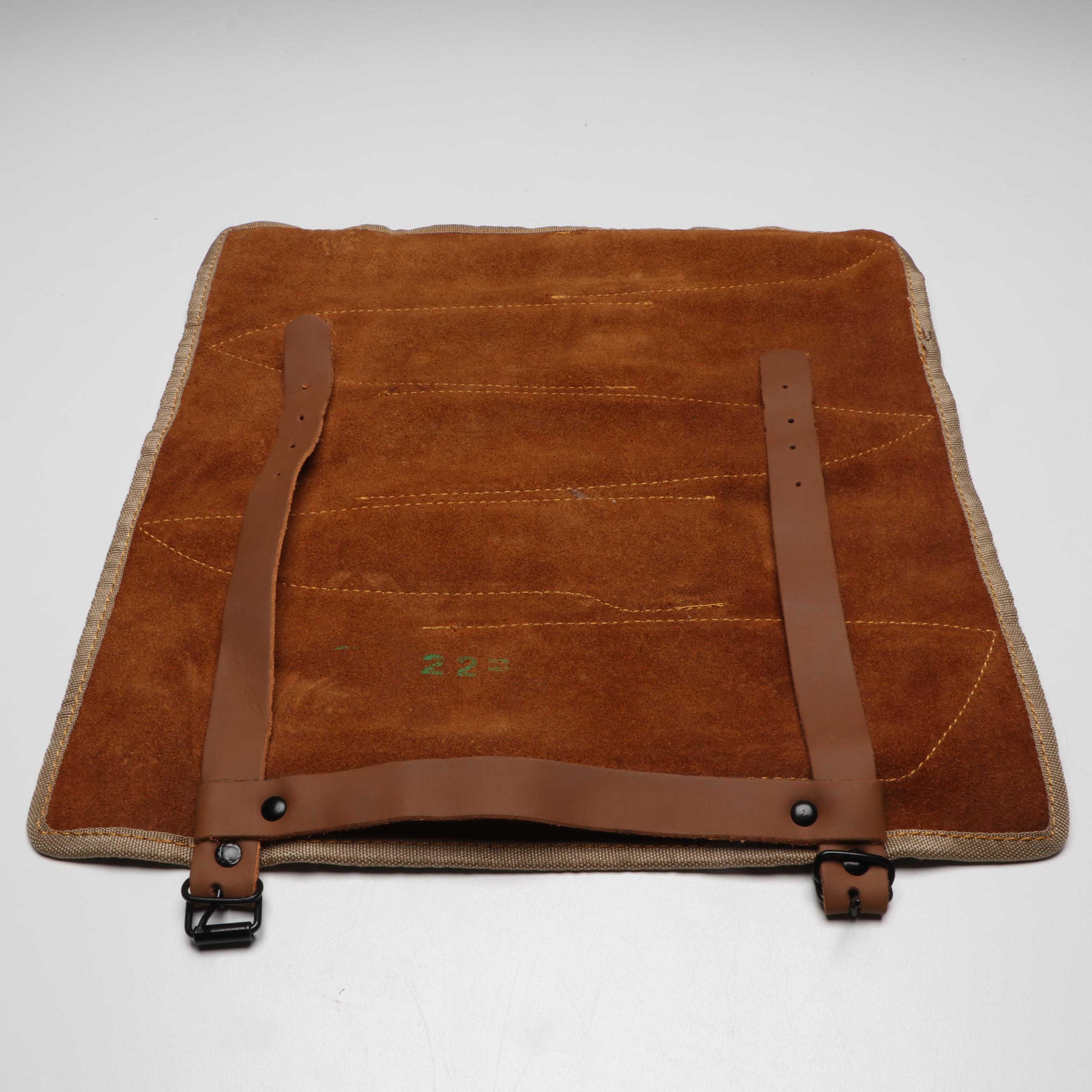 Damascus Steel Marbled Handled Chef's Knife Set in Suede Leather Roll