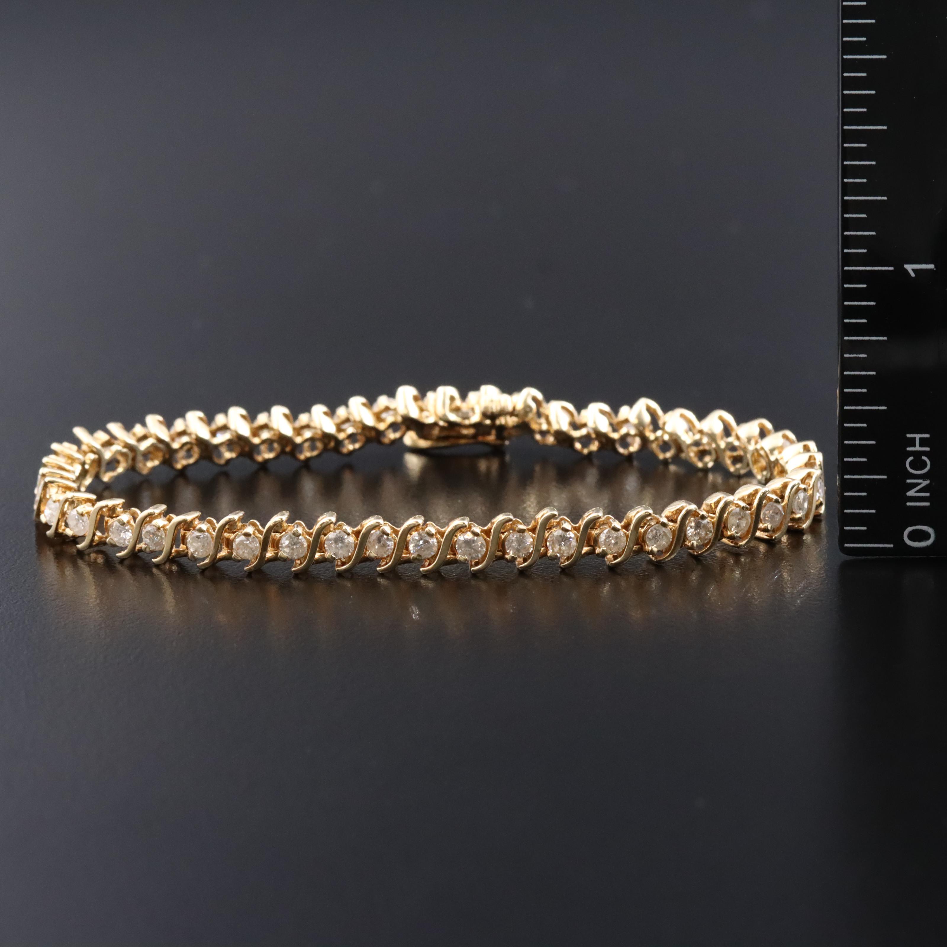 14K 3.00 CTW Diamond Bracelet