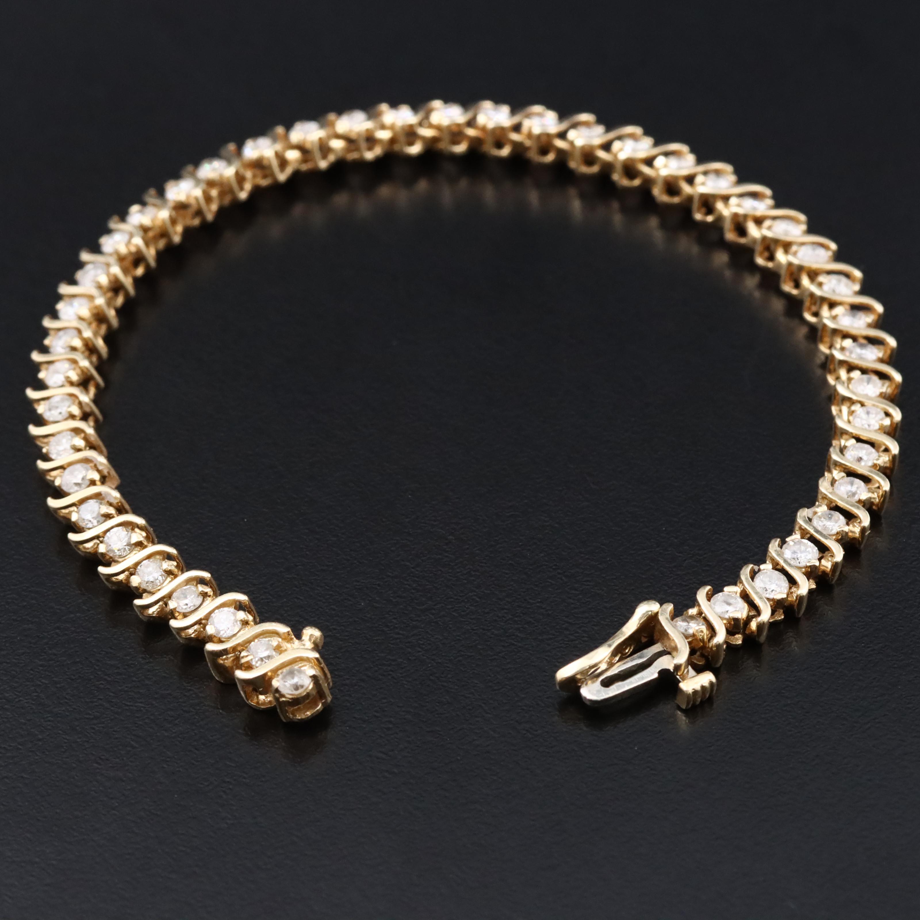 14K 3.00 CTW Diamond Bracelet
