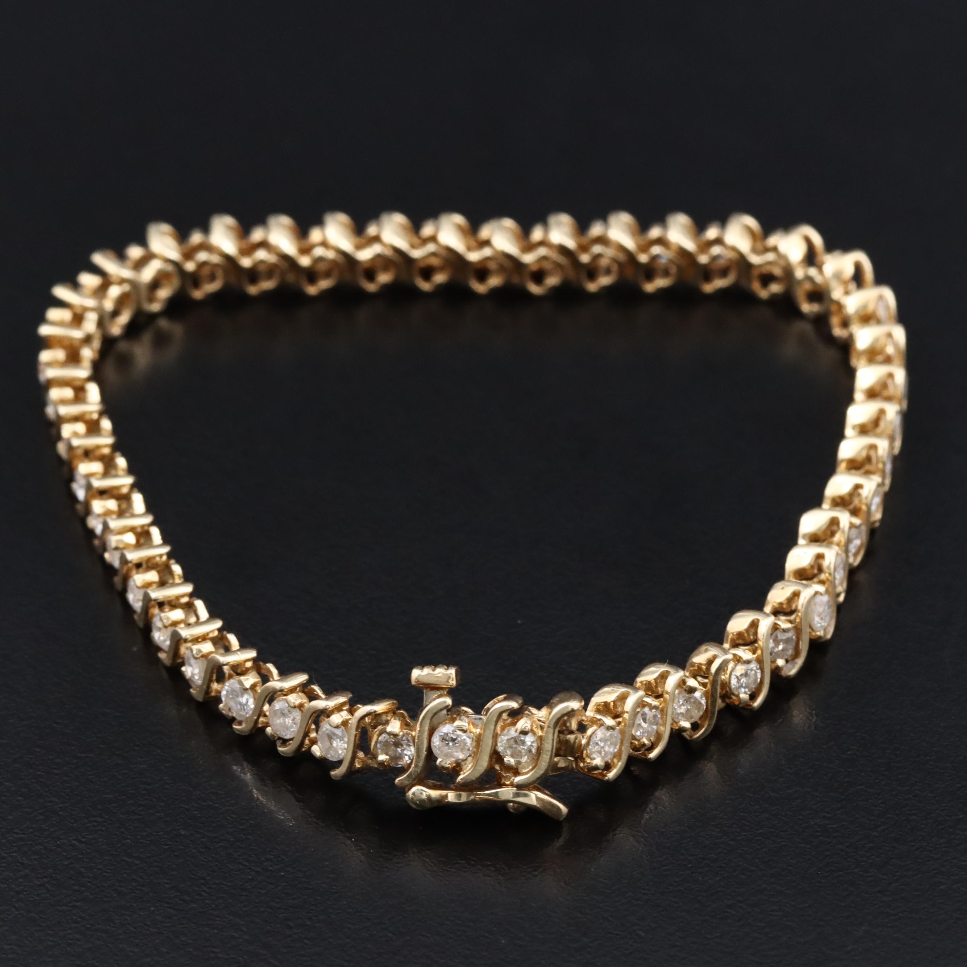 14K 3.00 CTW Diamond Bracelet