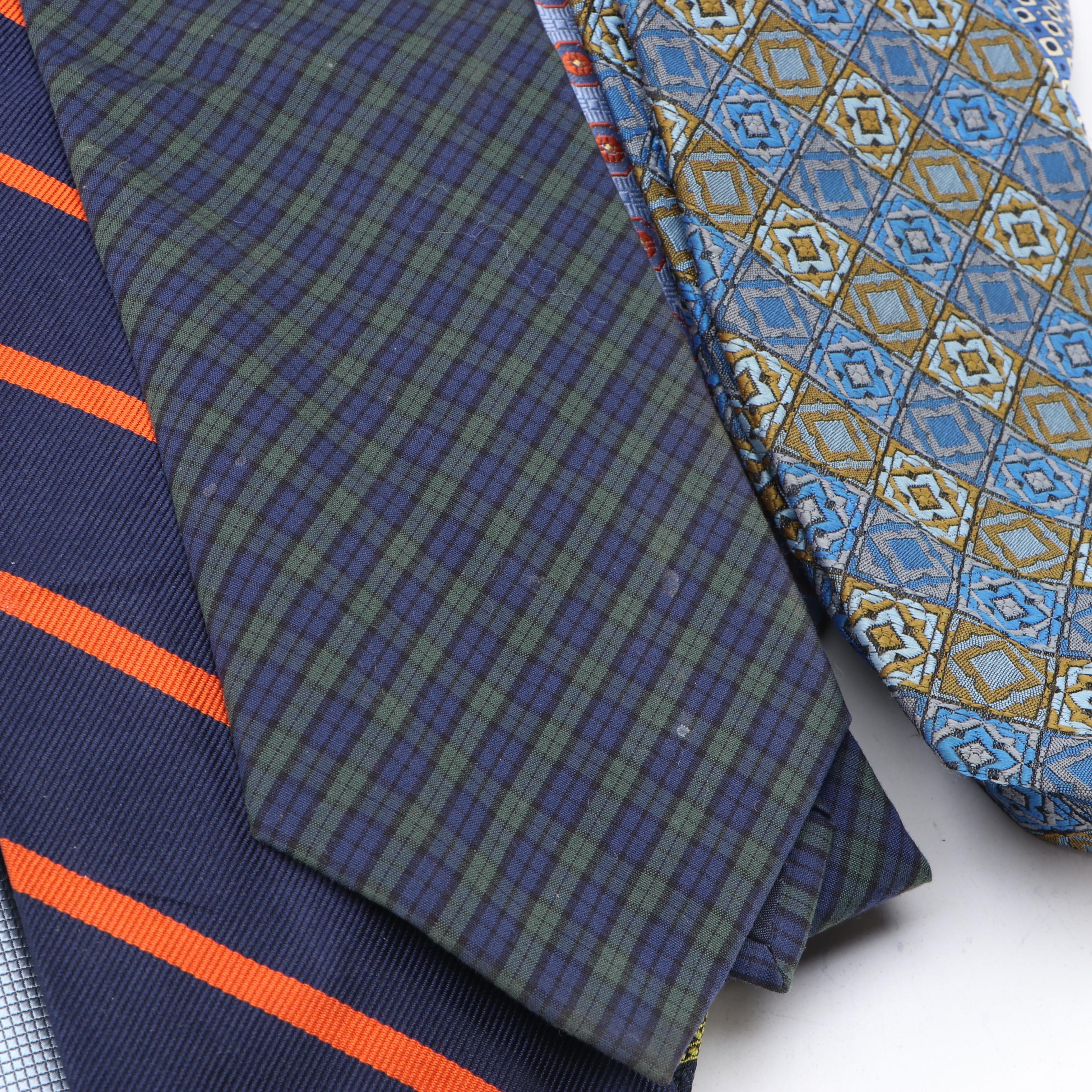Assorted Patterned Silk, Wool and Other Neckties from Joseph Abboud, Gap & More