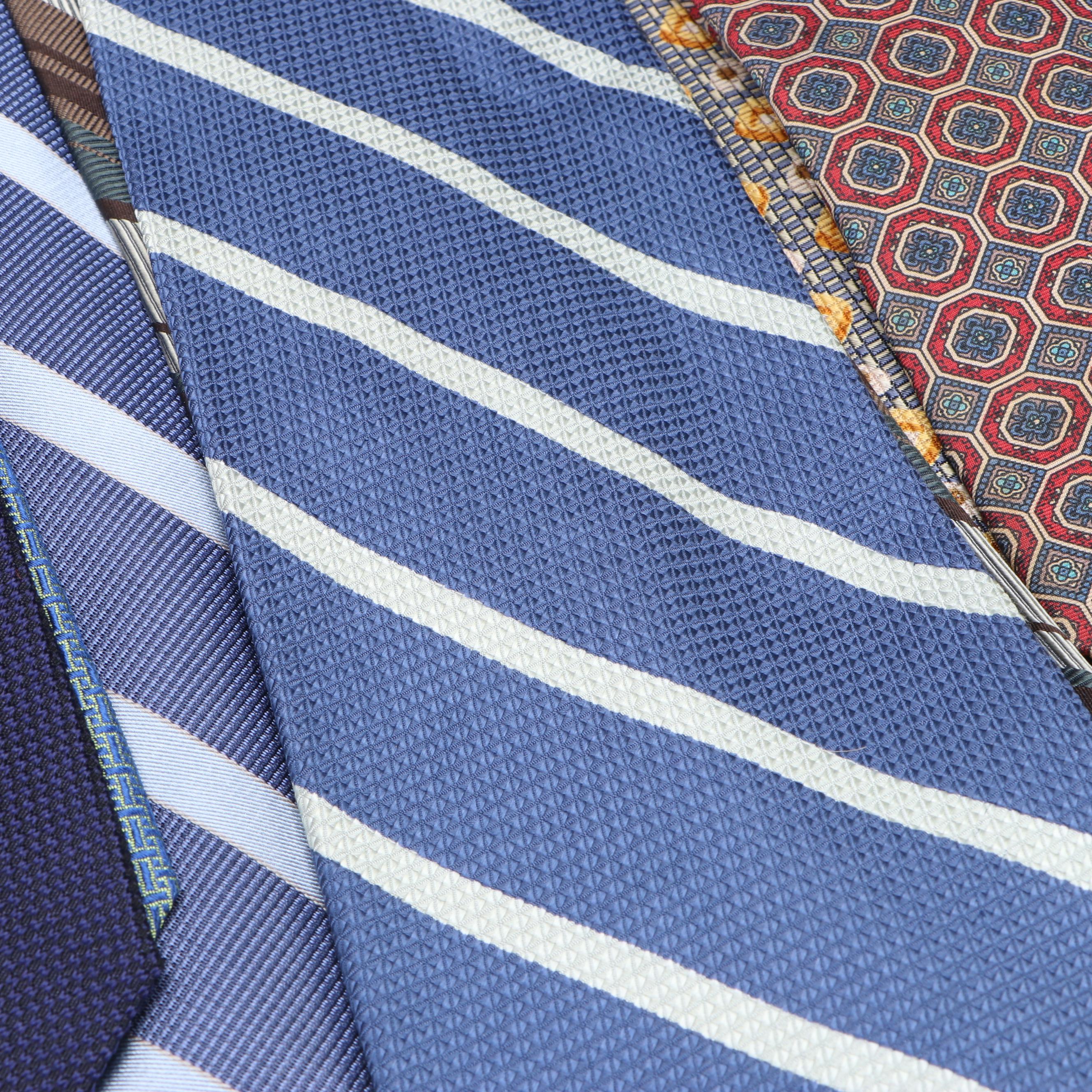 Assorted Patterned Silk, Wool and Other Neckties from Joseph Abboud, Gap & More