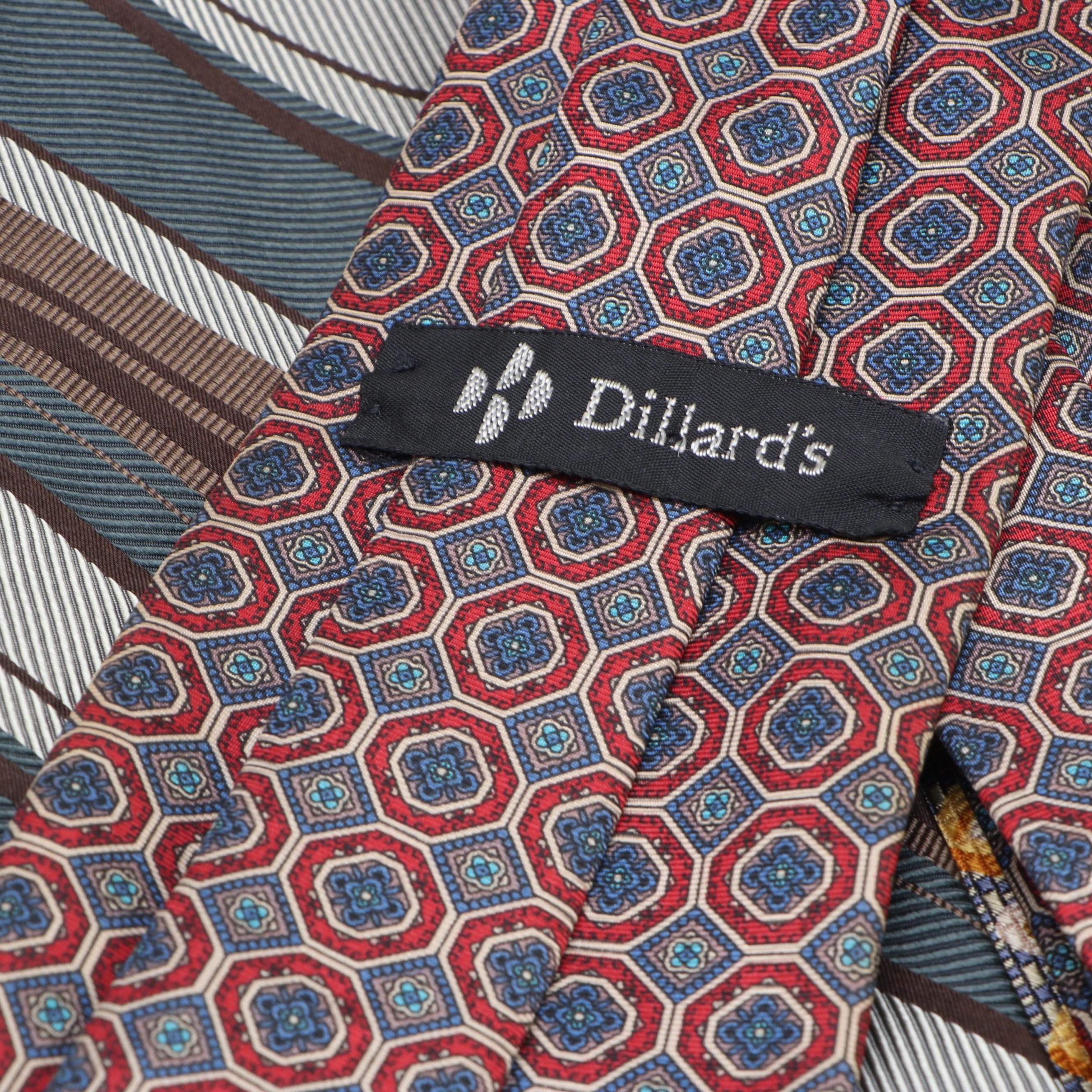 Assorted Patterned Silk, Wool and Other Neckties from Joseph Abboud, Gap & More