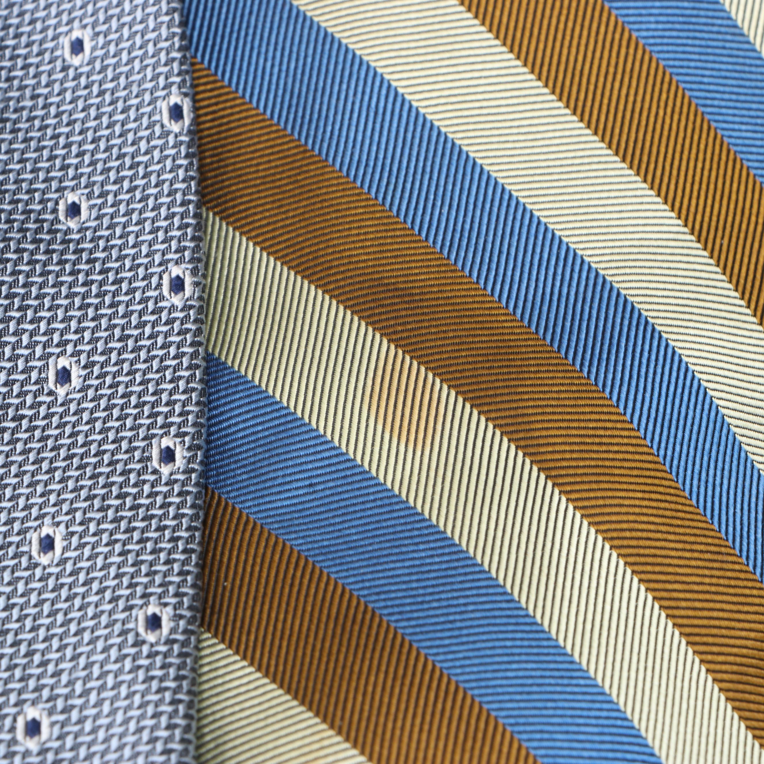Assorted Patterned Silk, Wool and Other Neckties from Joseph Abboud, Gap & More