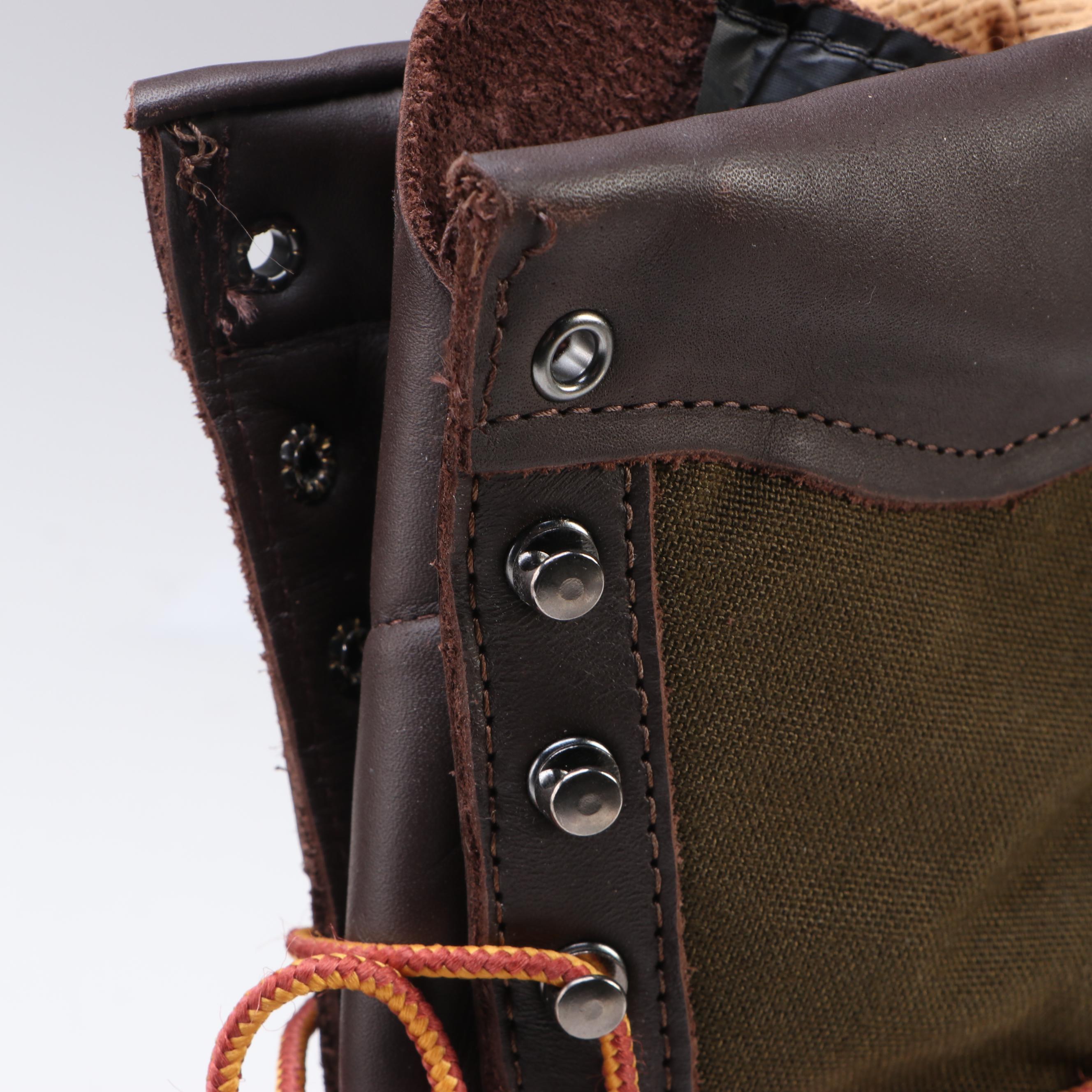 Hoffman Lineman Composite Toe Powerline Boots in Brown Leather