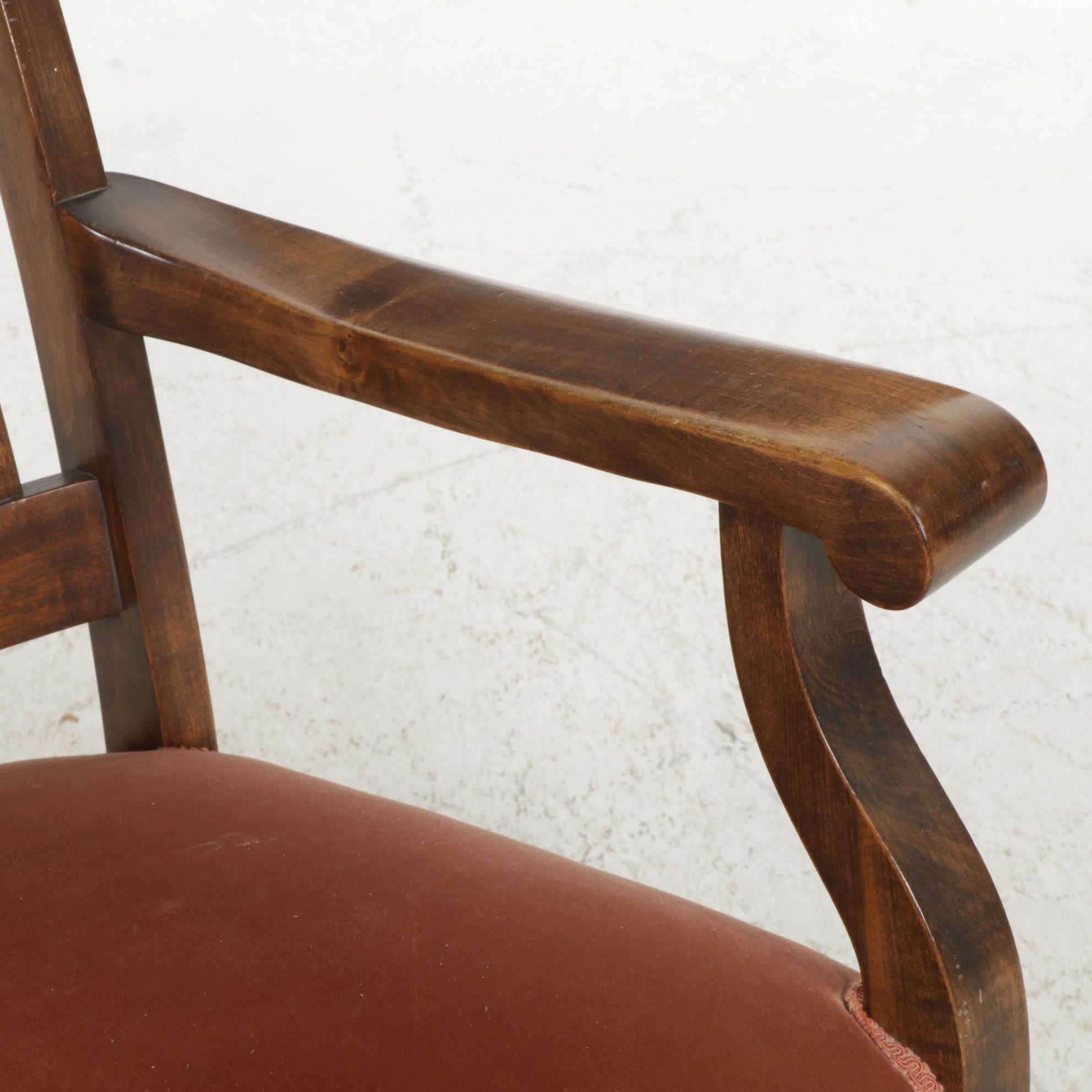 Hardwood Rocking Chair, Early to Mid-20th Century