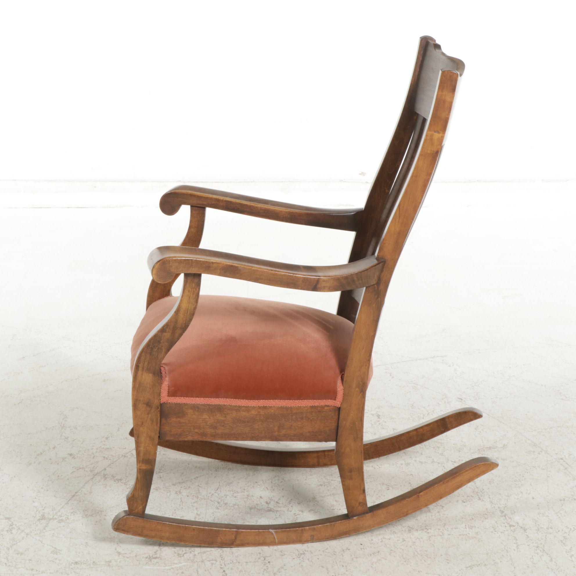 Hardwood Rocking Chair, Early to Mid-20th Century