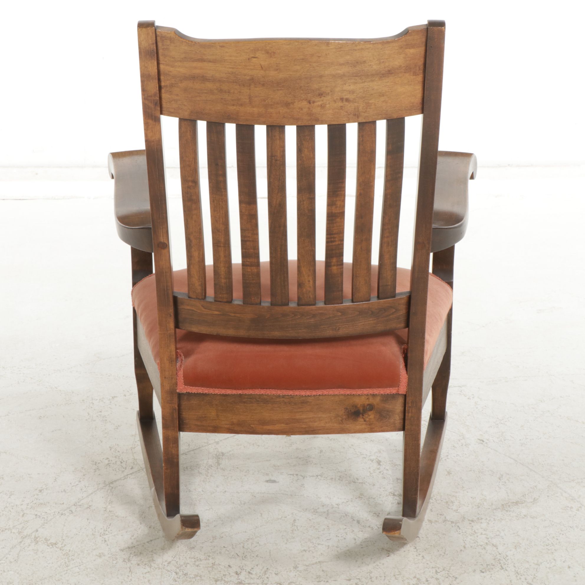 Hardwood Rocking Chair, Early to Mid-20th Century