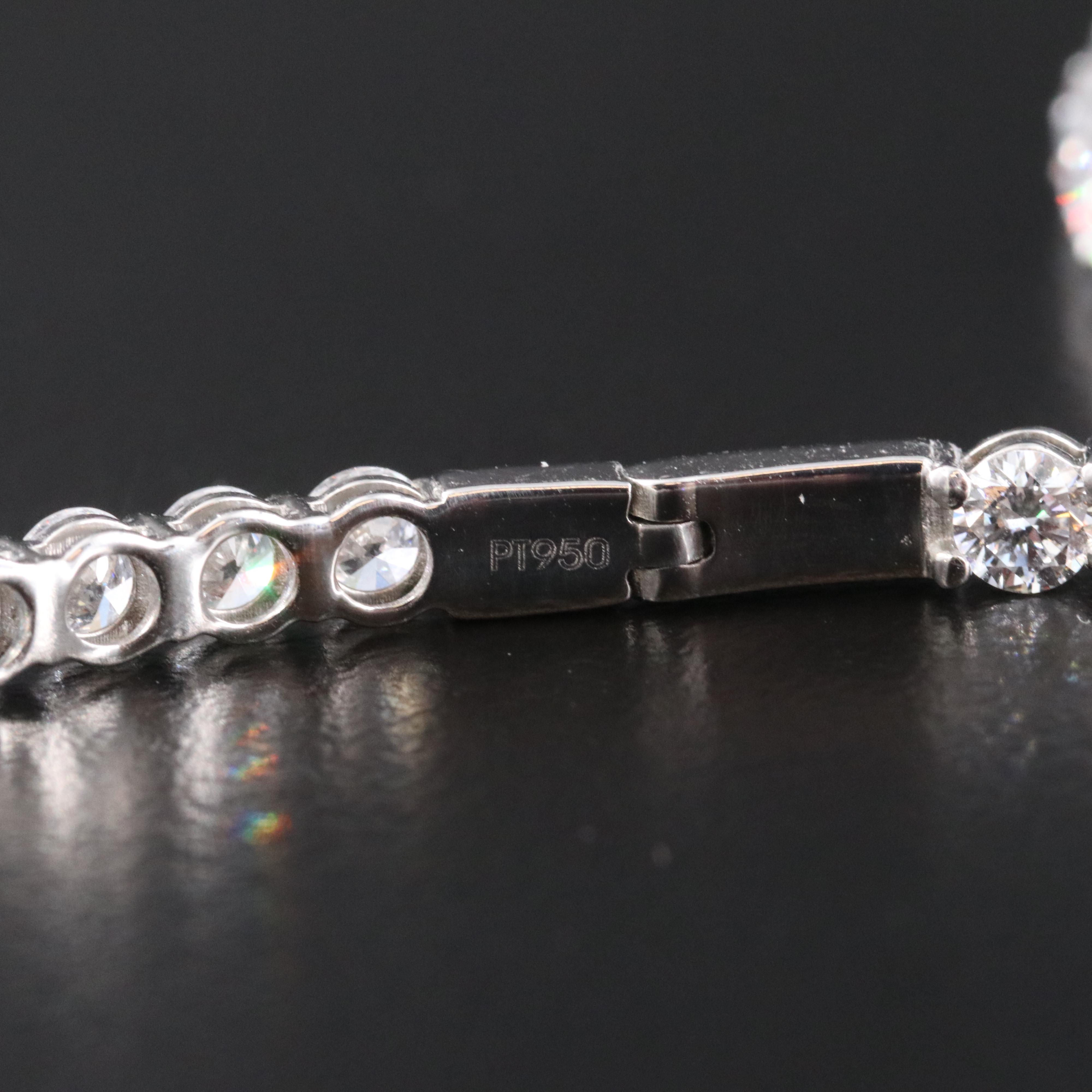 Platinum 9.02 CTW Lab Grown Diamond Inside-Out Hoop Earrings