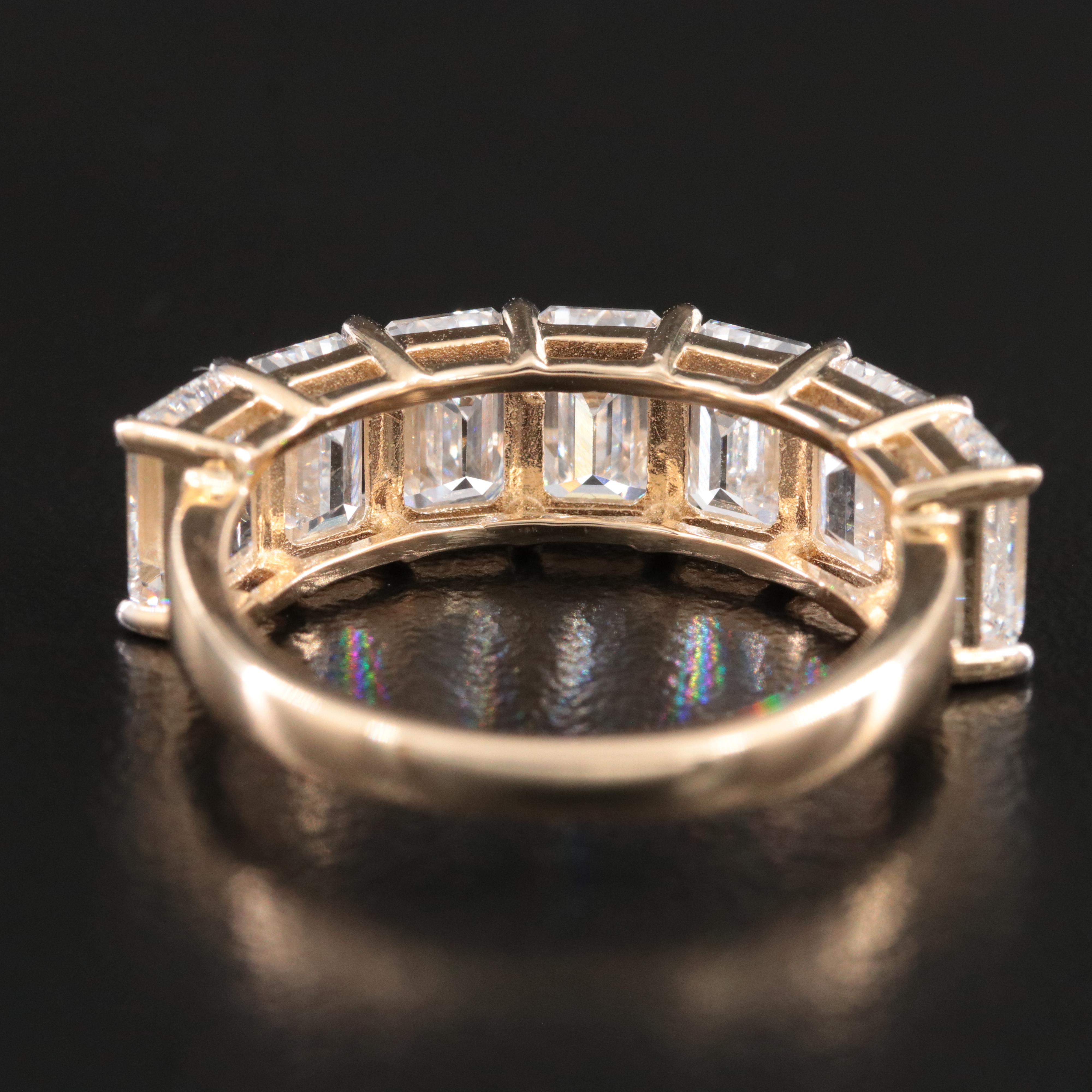 14K 4.87 CTW Lab Grown Diamond Ring