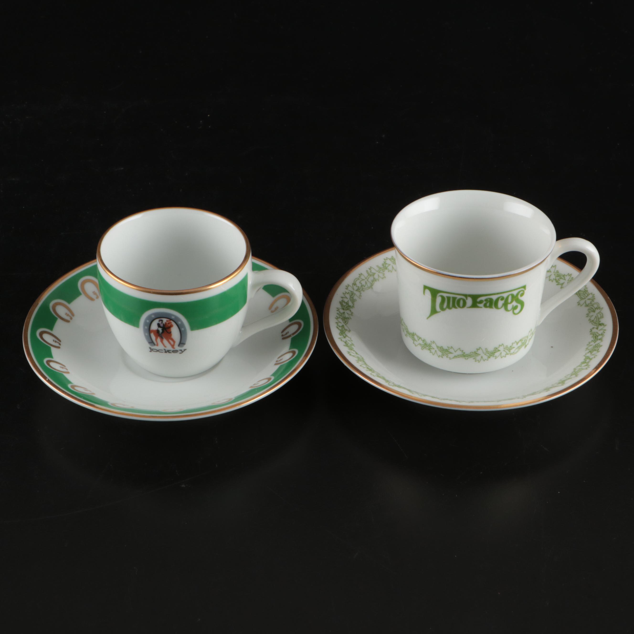 Franklin Mint "World's Greatest Restaurants Collection" Demitasse Cups