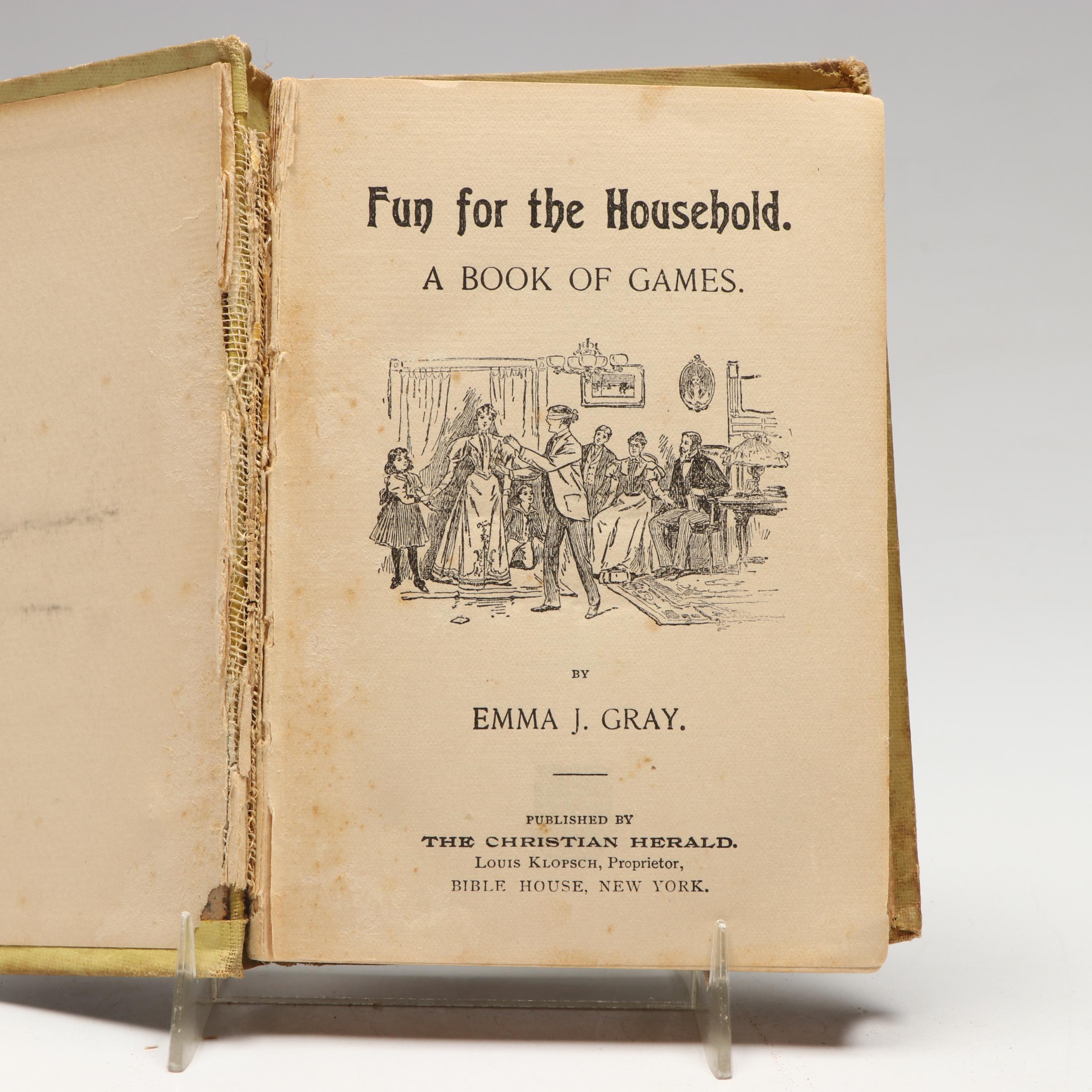 "Fun For the Household: A Book of Games" and More Books
