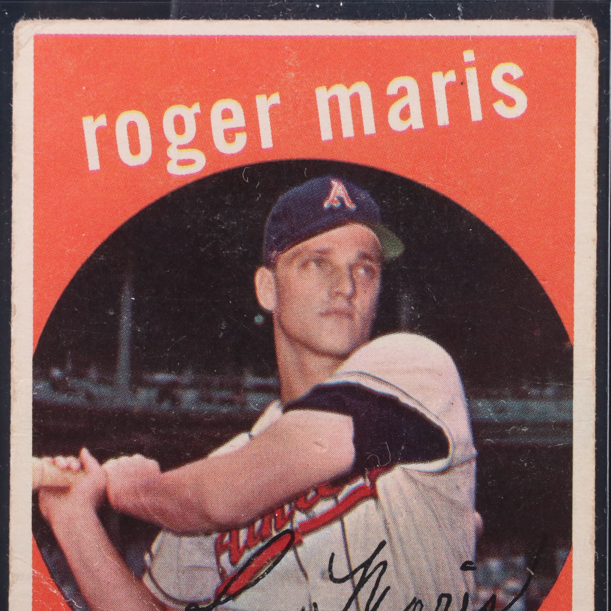 1959 Topps Roger Maris Kansas City Athletics Baseball Card