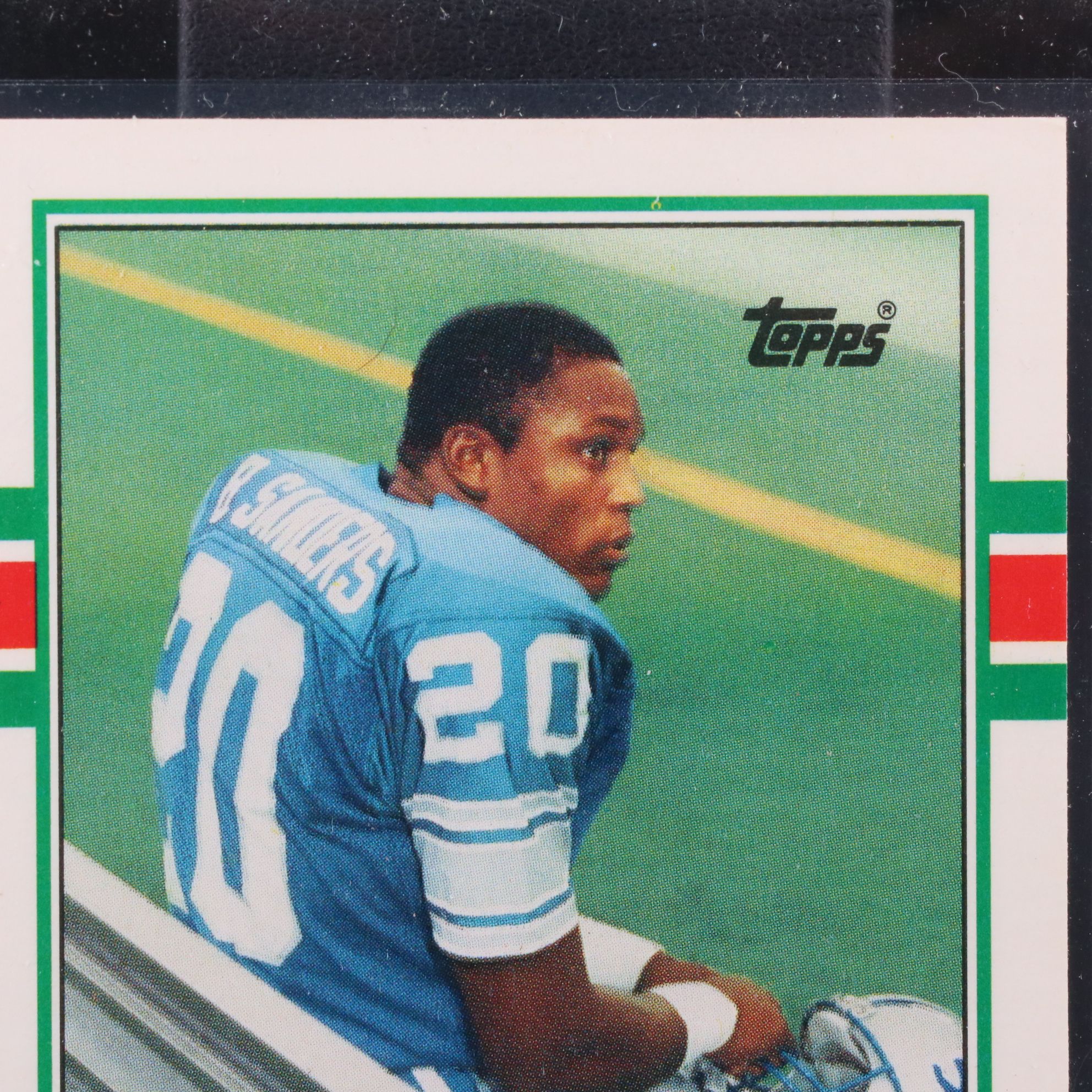 1989 Topps Traded Barry Sanders Detroit Lions Rookie Football Card