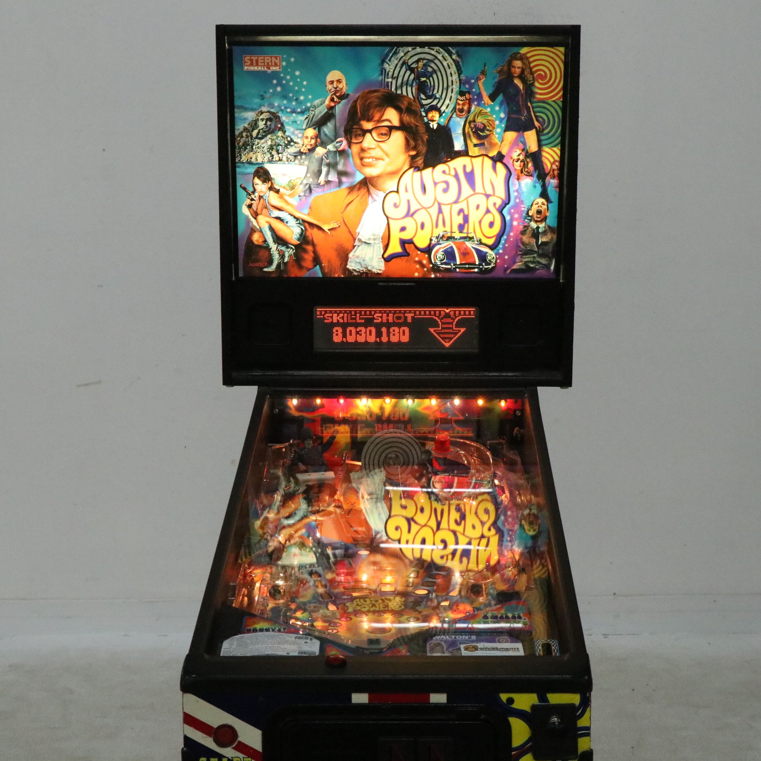 Stern "Austin Powers" Pinball Arcade Game, 2001