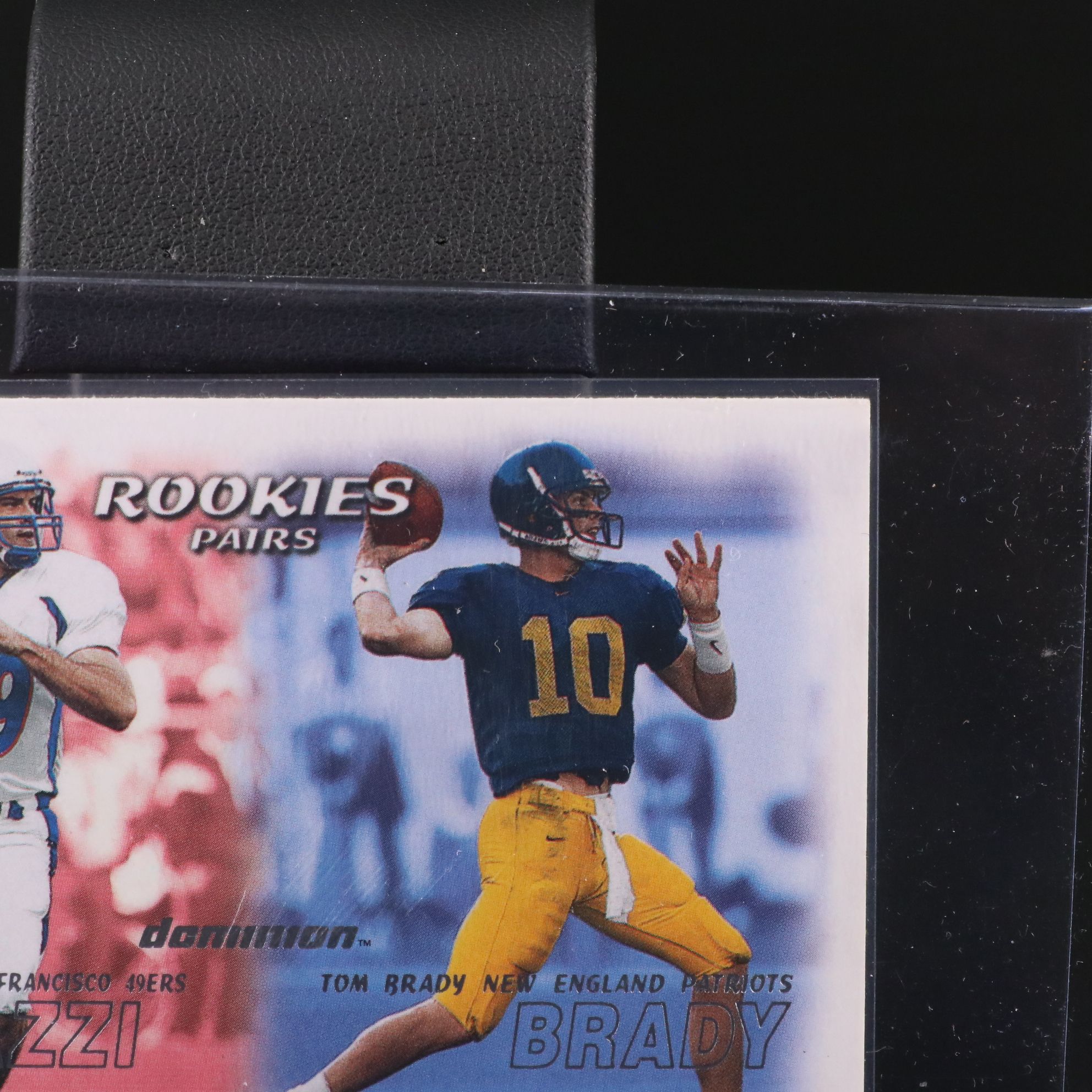 2000 Dominion Tom Brady New England Patriots Rookie Football Card