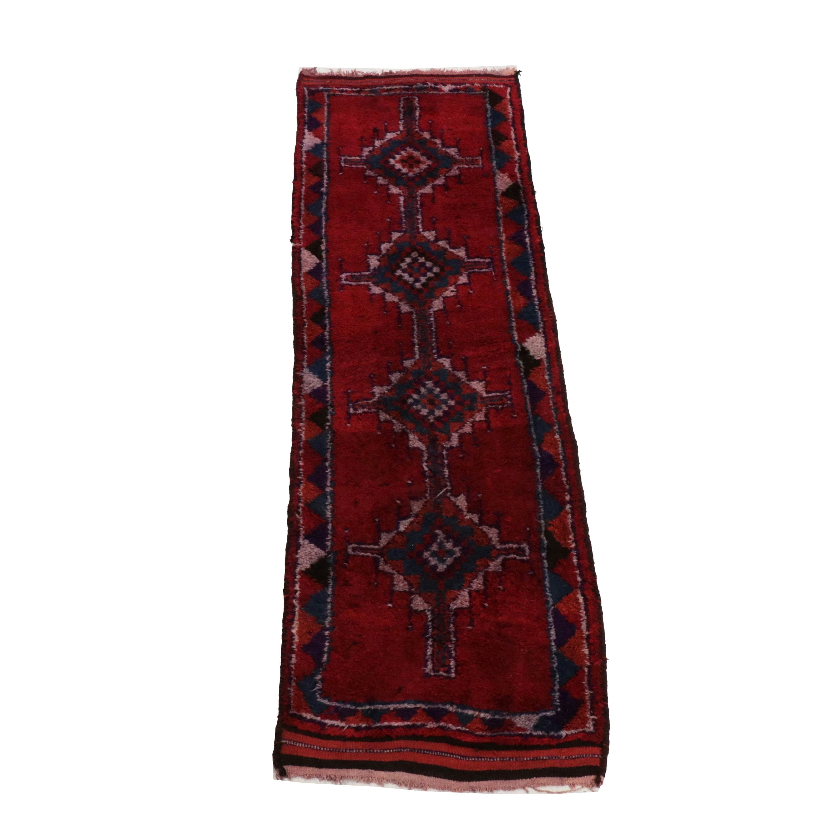3'3 x 10'10 Hand-Knotted Turkish Village Long Rug