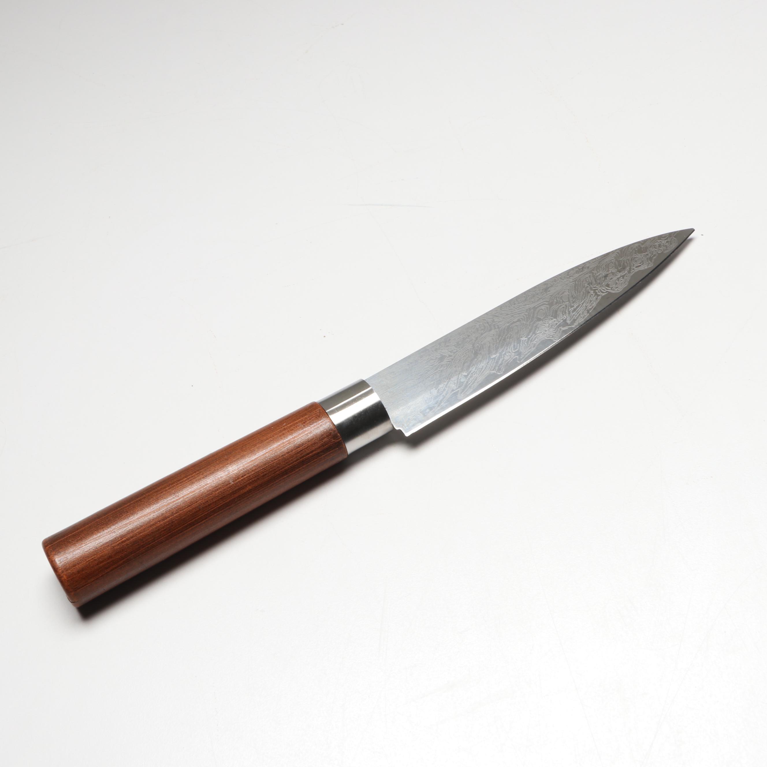 Japanese Style Etched Stainless Steel Chef's Knives