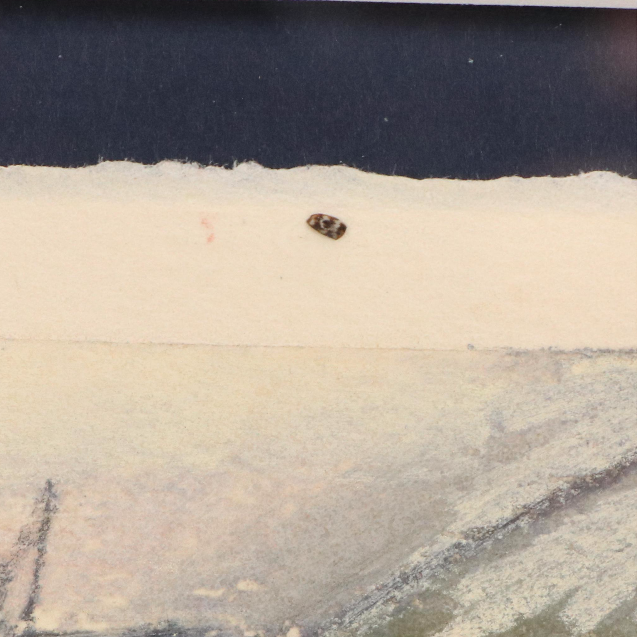 Abstract Geometric Watercolor Painting, 1991