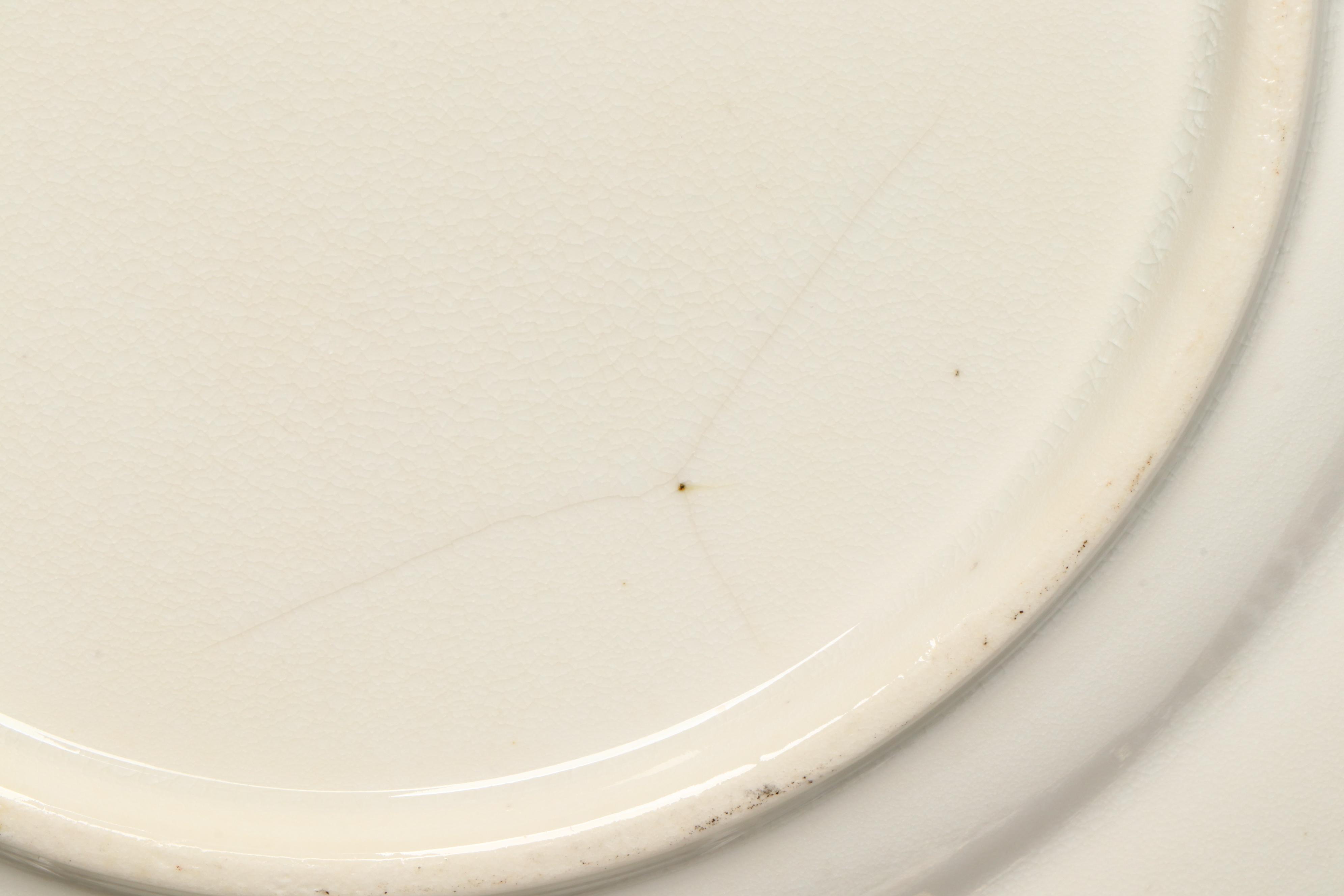 English Gaudy Welsh Feather Tea Set and Tableware, Early to Mid-19th Century