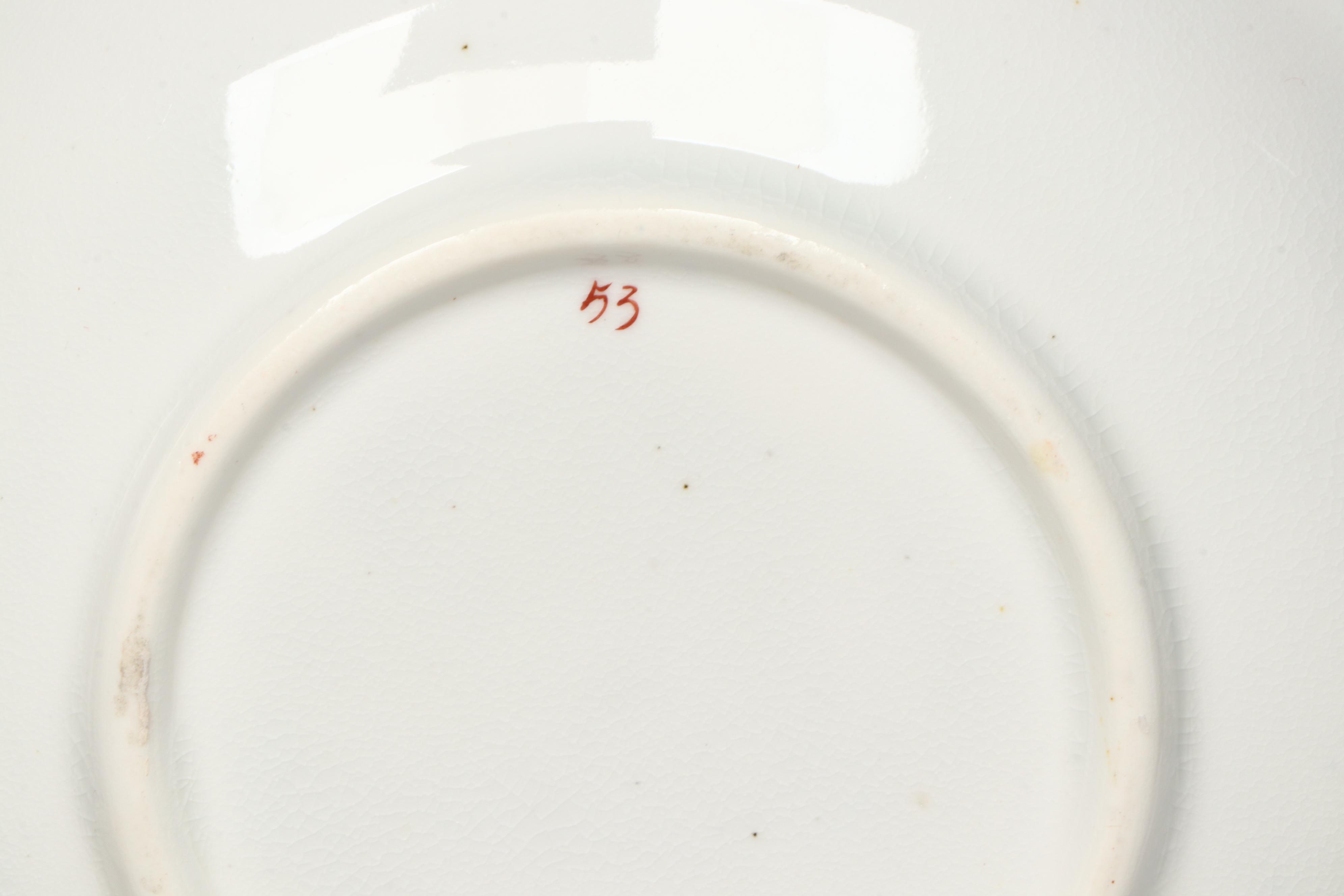 English Gaudy Welsh Feather Tea Set and Tableware, Early to Mid-19th Century