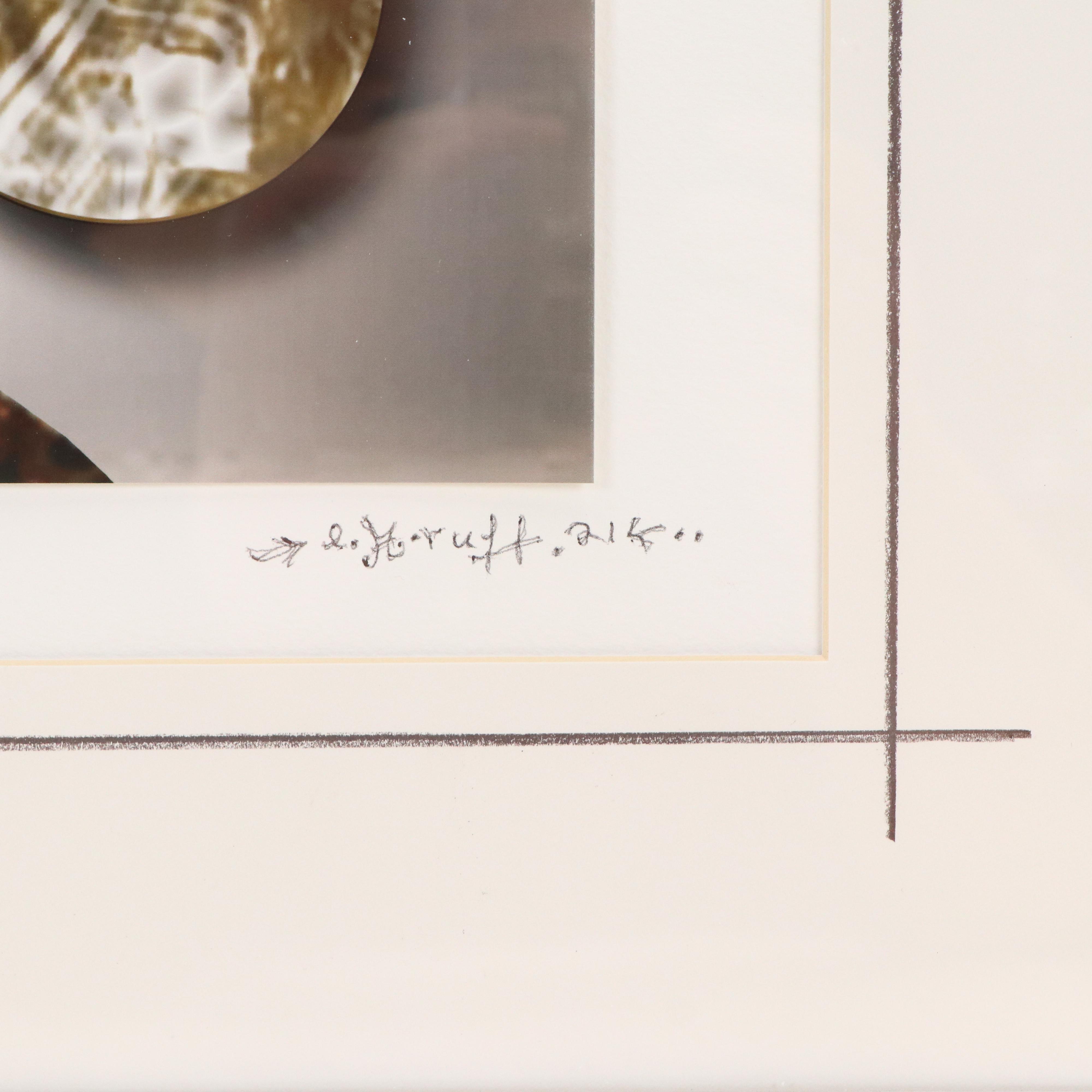 Elmer A. Ruff Surrealist Portrait Print After Margaret Keane, 2021