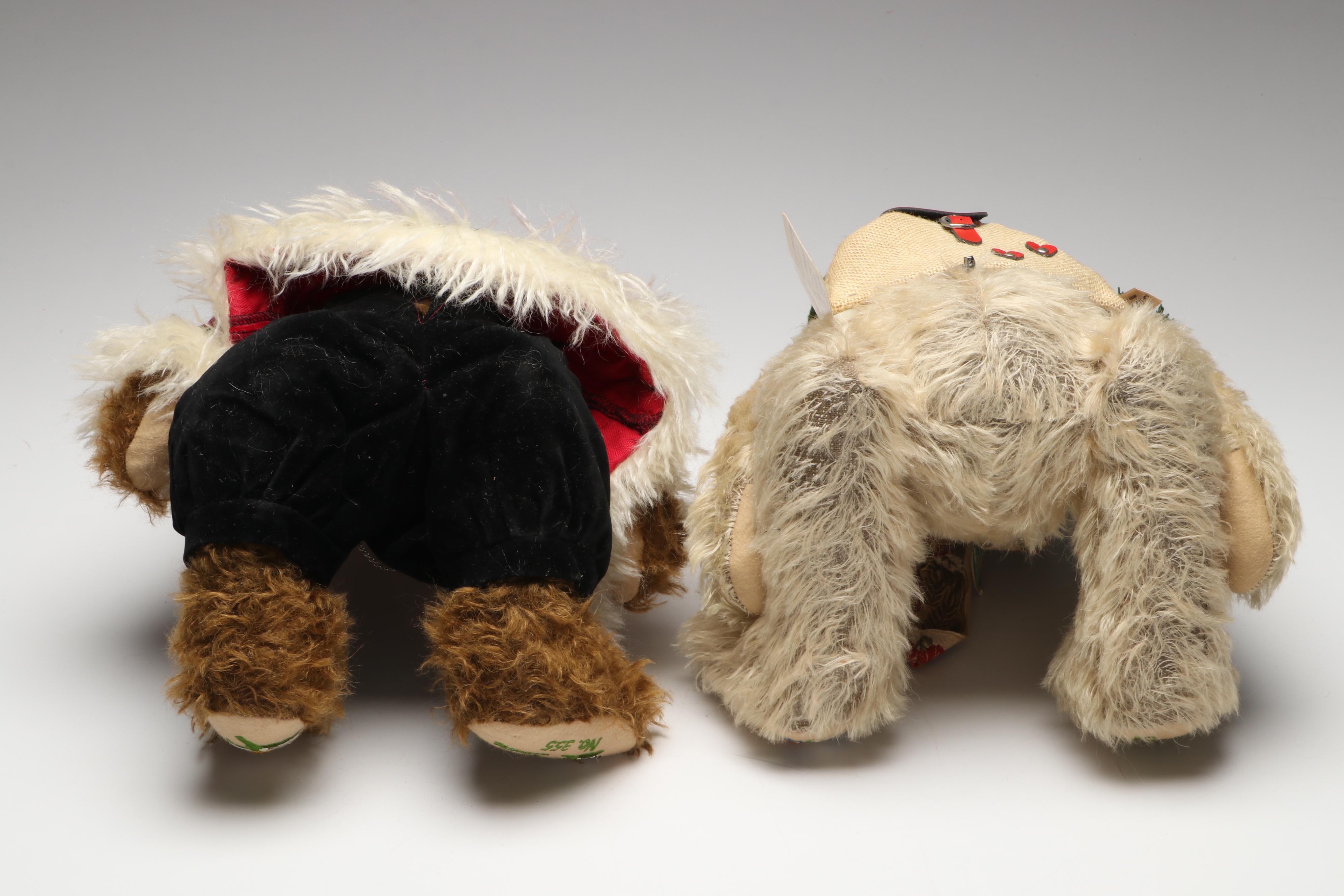 Hermann "The Happy Wanderer" and "Bavarian Santa" Limited Edition Bears