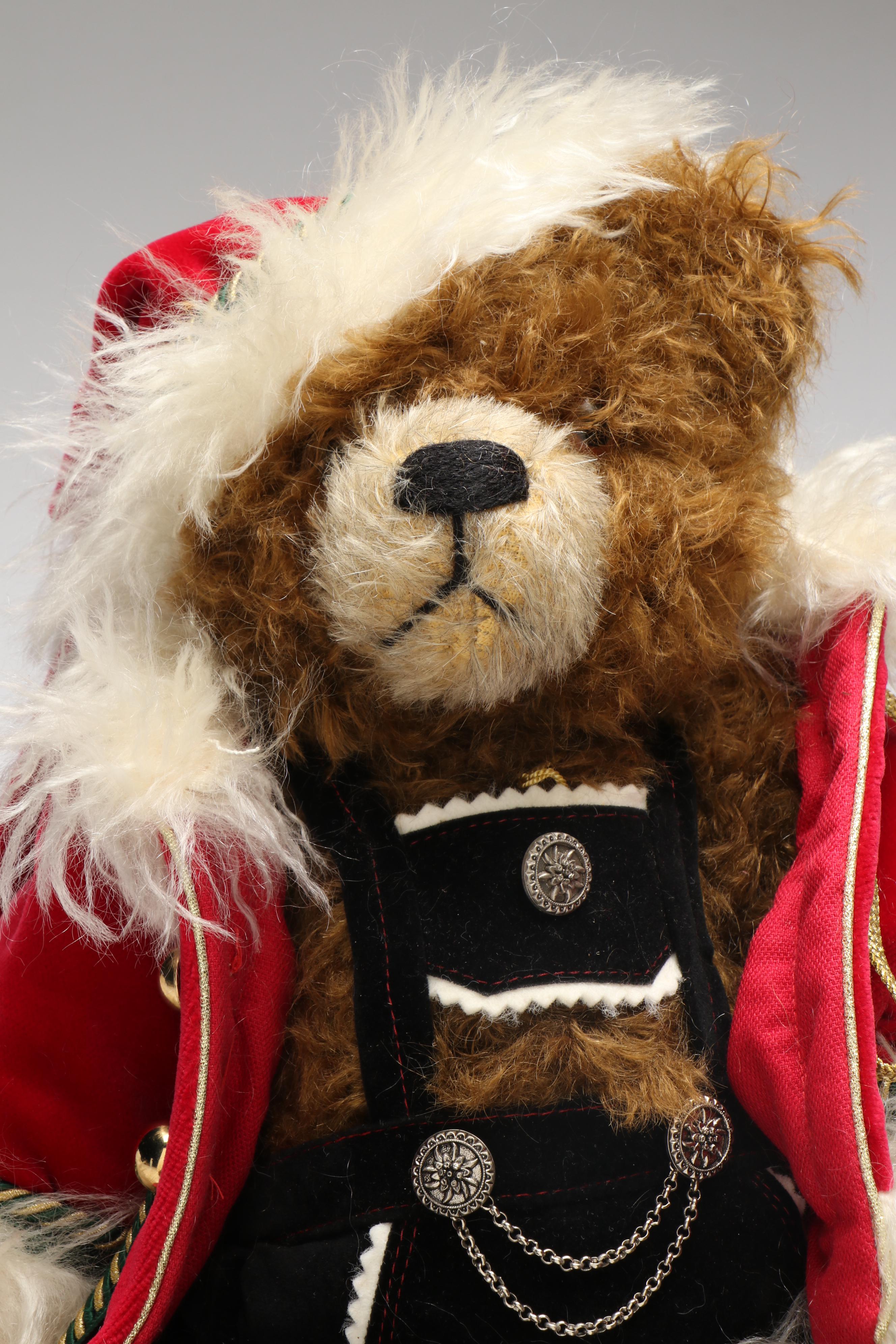 Hermann "The Happy Wanderer" and "Bavarian Santa" Limited Edition Bears