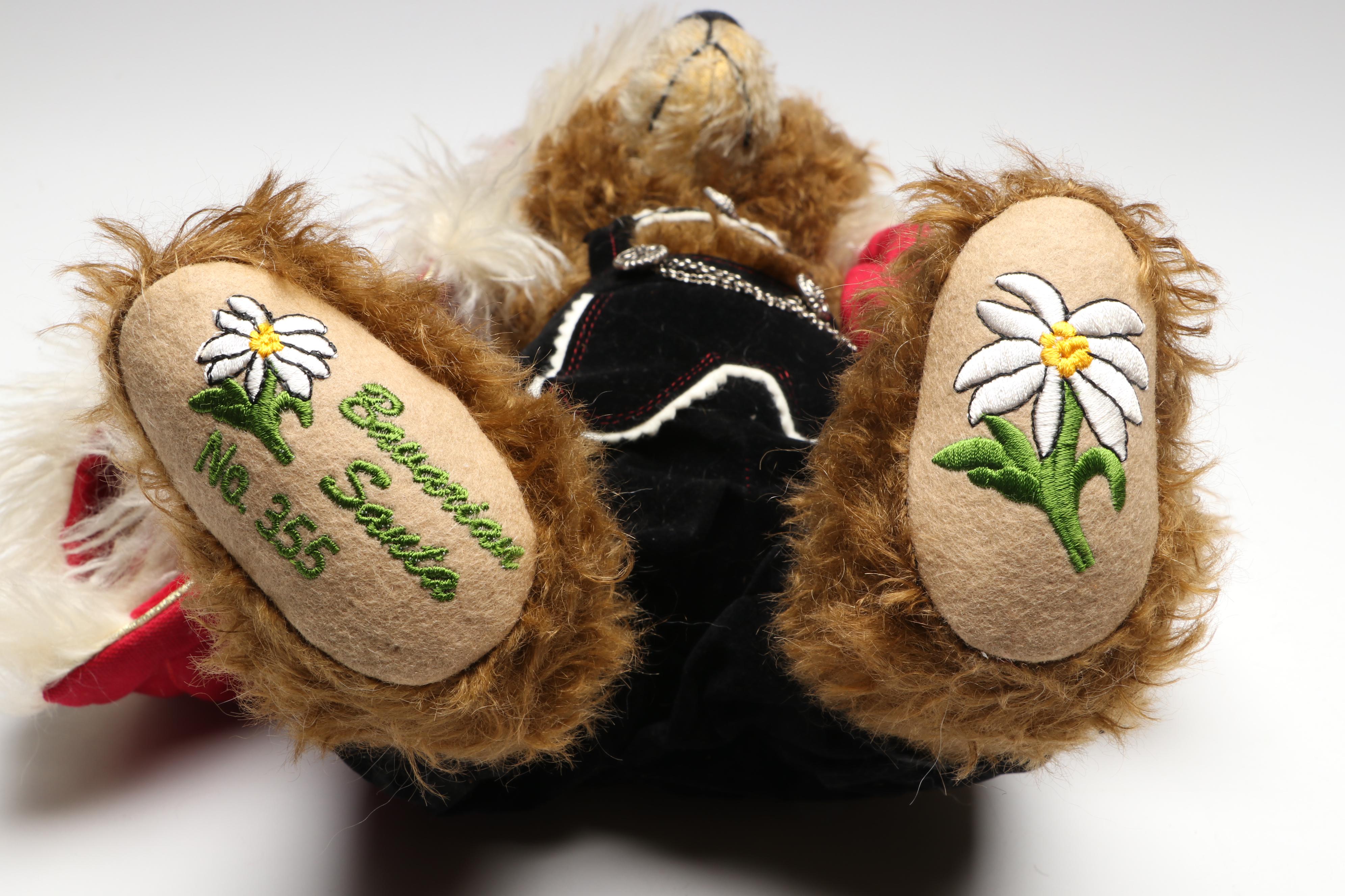 Hermann "The Happy Wanderer" and "Bavarian Santa" Limited Edition Bears