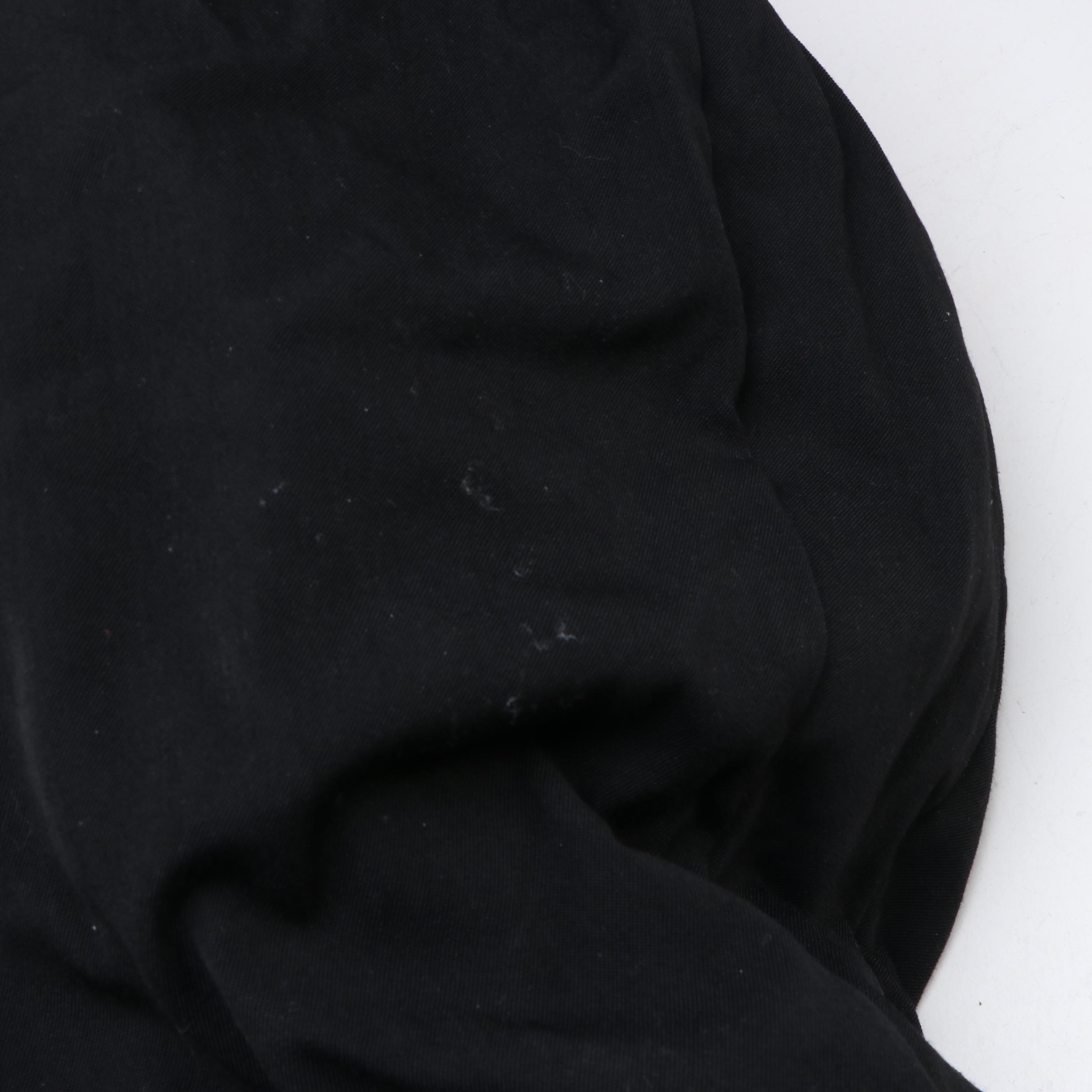 Gucci by Tom Ford Black Canvas Jumbo Two Way Travel Bag with Leather Zip Pocket