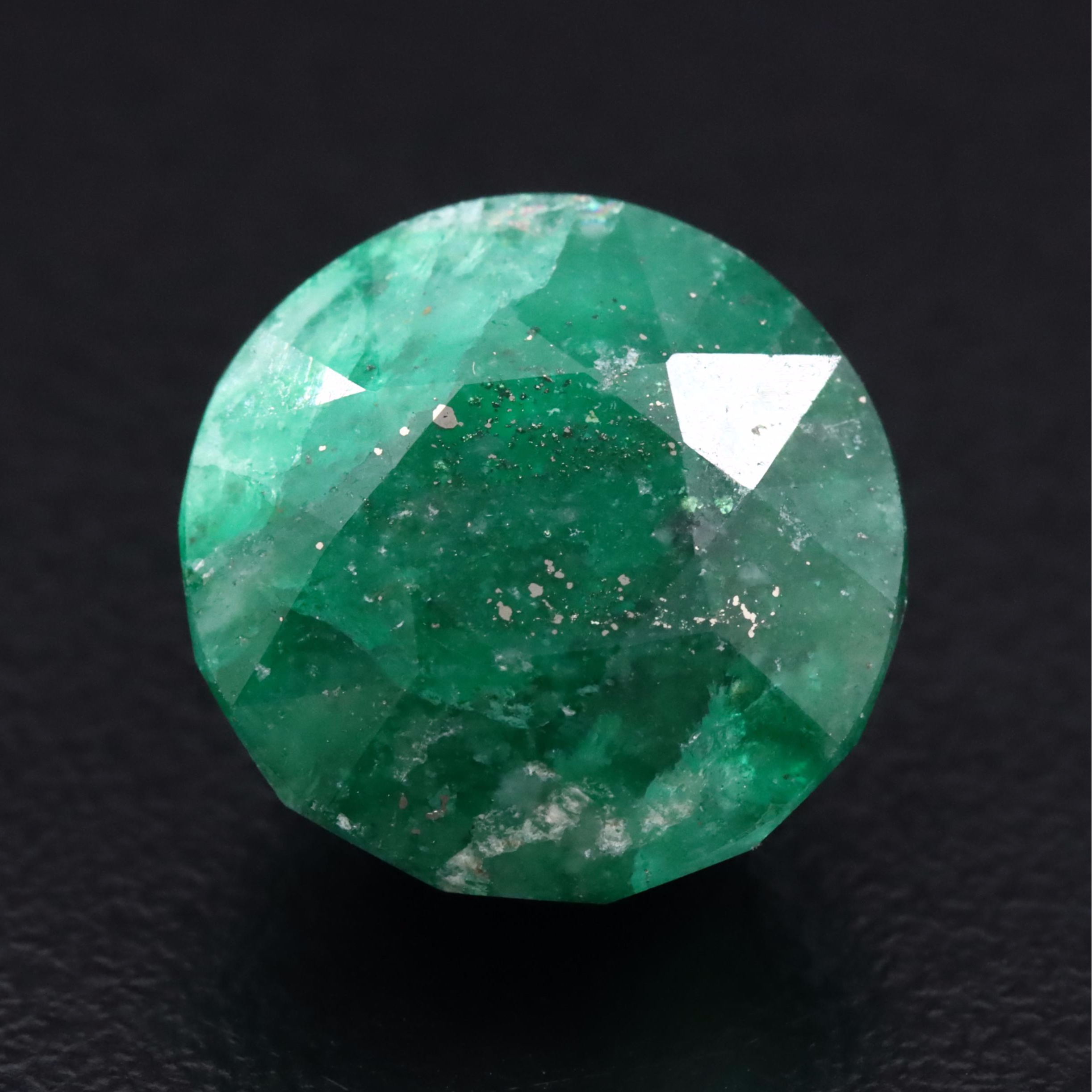 Loose 10.66 CT Emerald