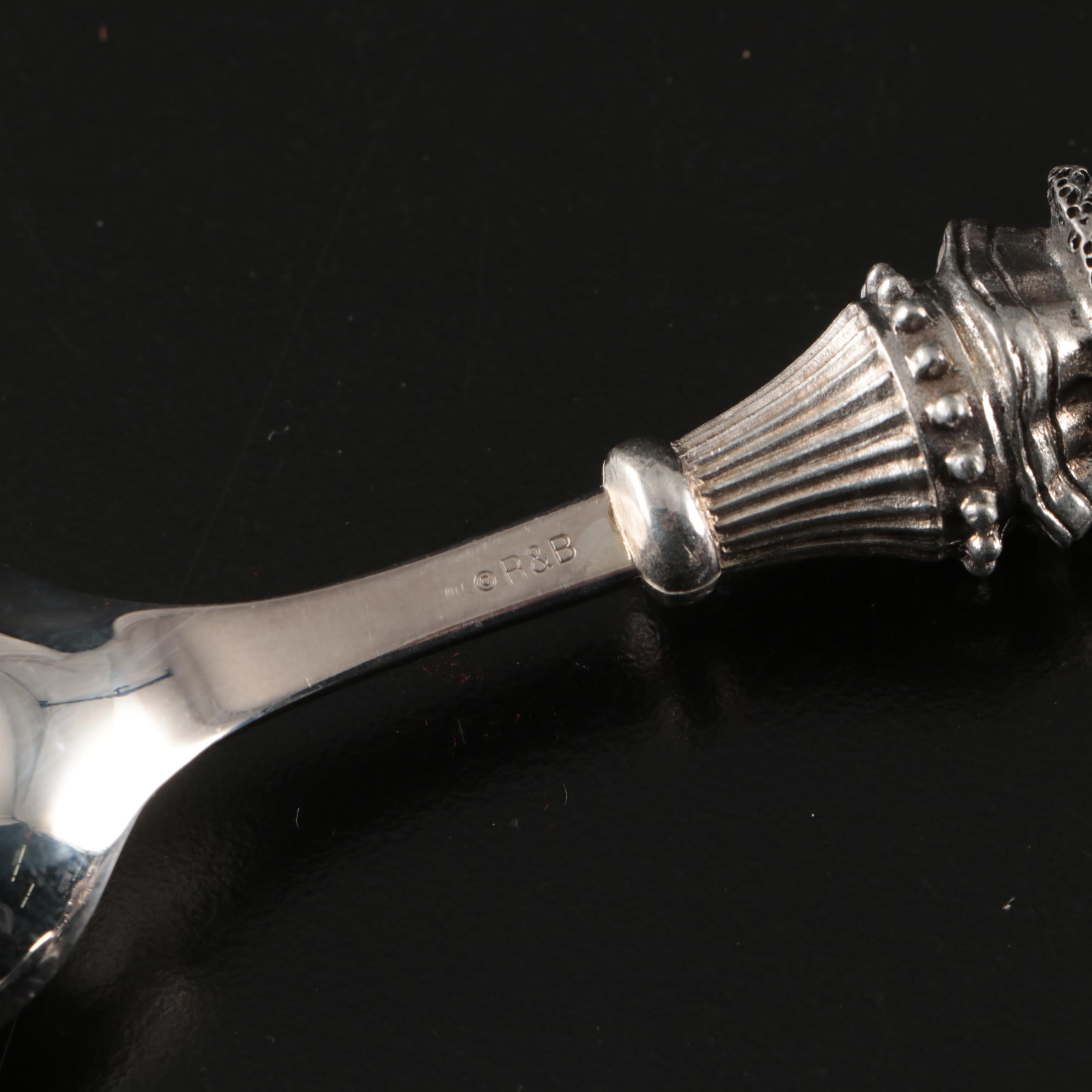 Reed & Barton "Santa's of the World" with More Christmas Silver Plate Spoons