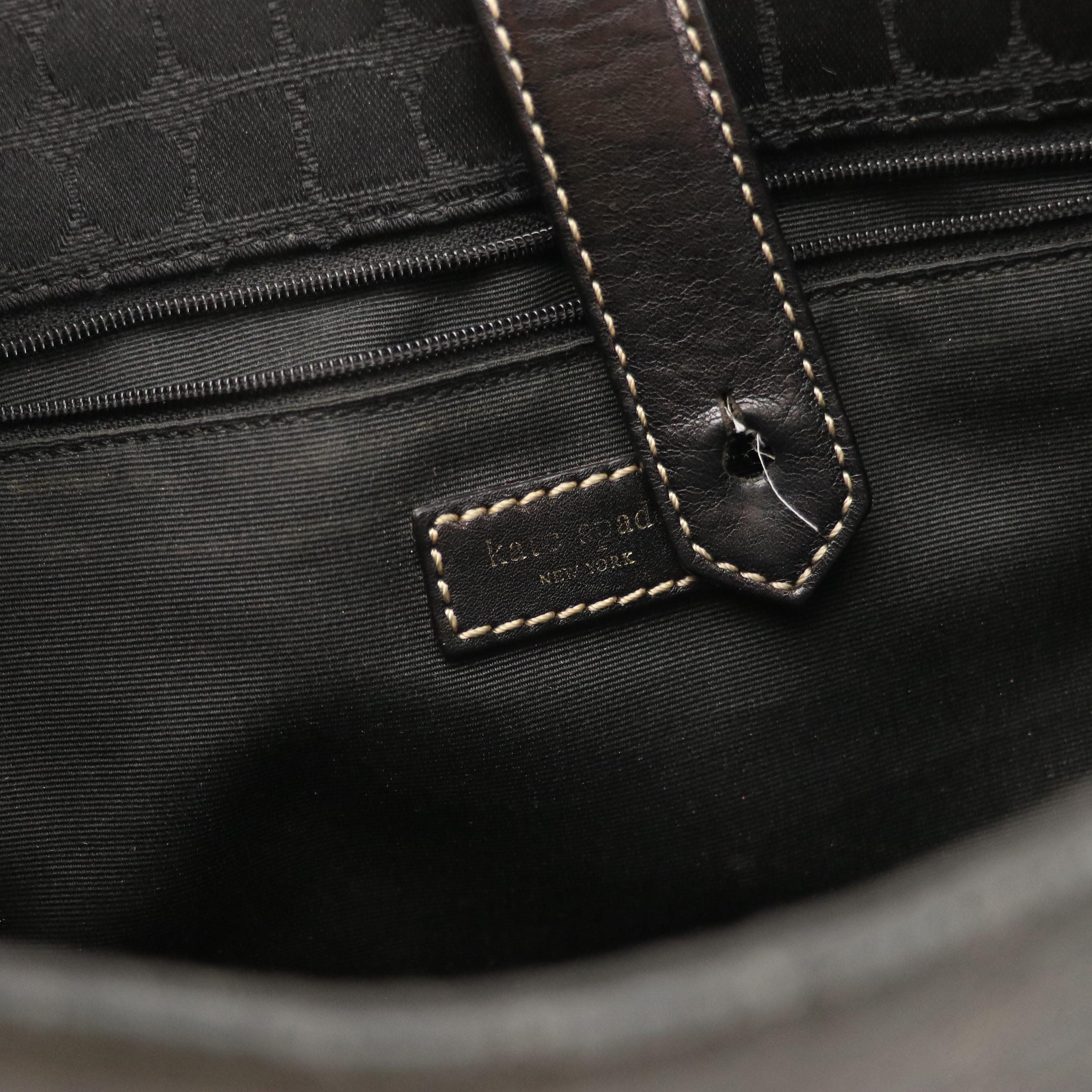 Zadig & Voltaire Lolita Jeans Crossbody Bag and Kate Spade Black Jacquard Tote