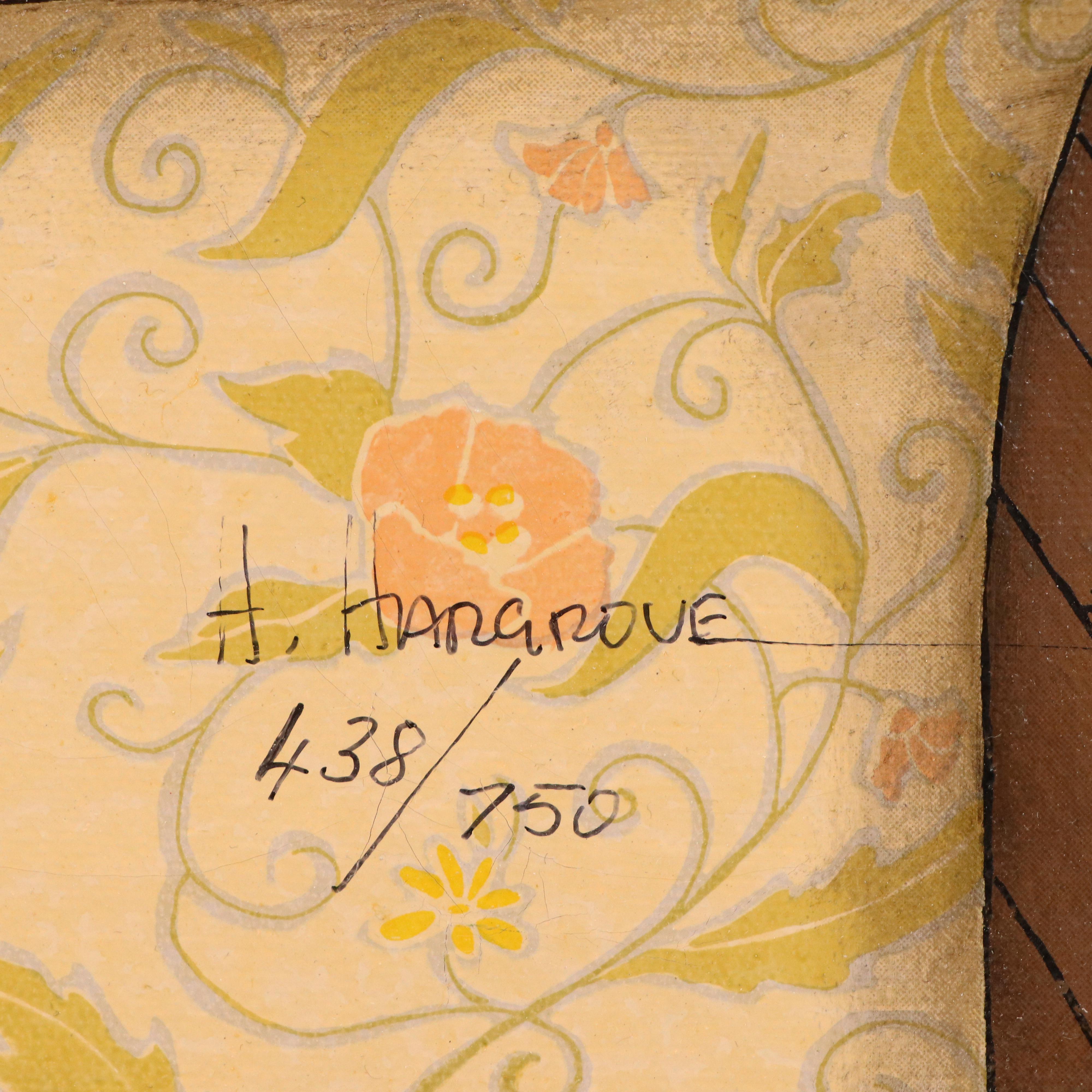 Framed Hargrove "The Night Before Christmas" Oil Based Serigraph Print