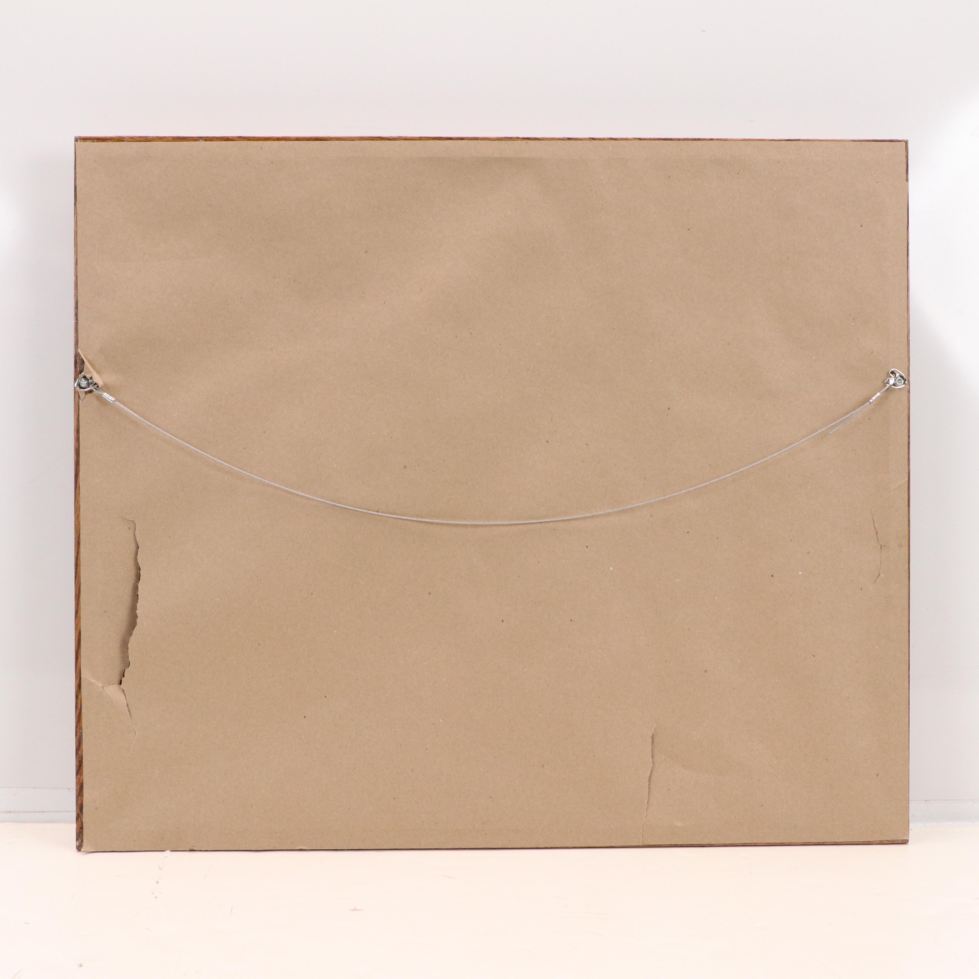 Framed Hargrove "The Night Before Christmas" Oil Based Serigraph Print