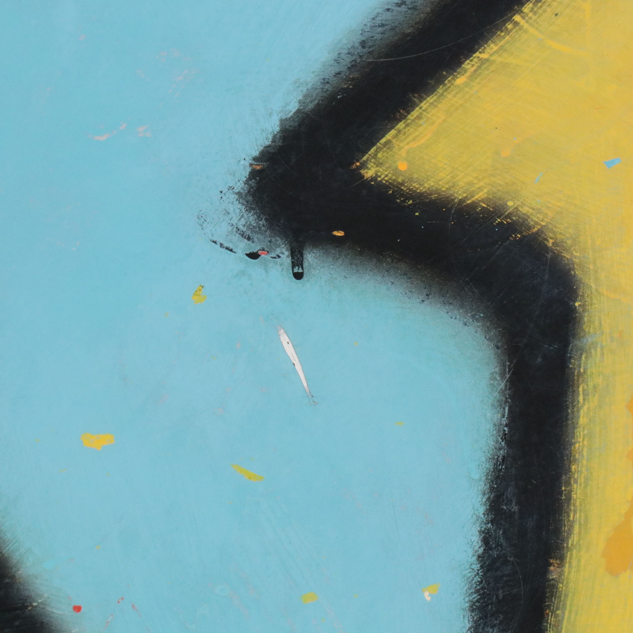 Bradley Narduzzi Rex Monumental Acrylic Painting "31 Arrows on Blue," 2008